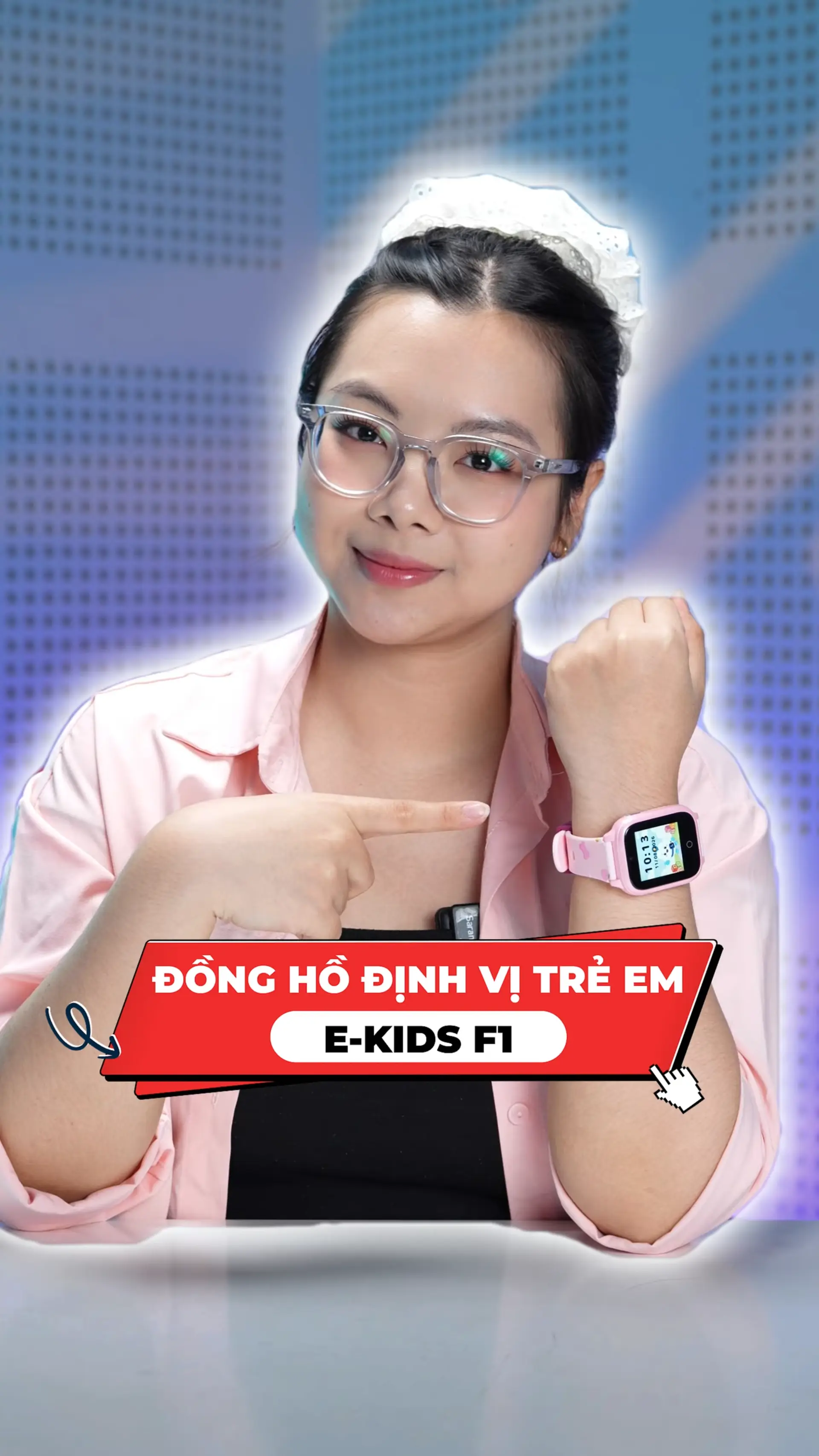 Đồng Hồ Định Vị Trẻ Em E-KIDS F1, Bảo Vệ Con Một Cách Chủ Động!