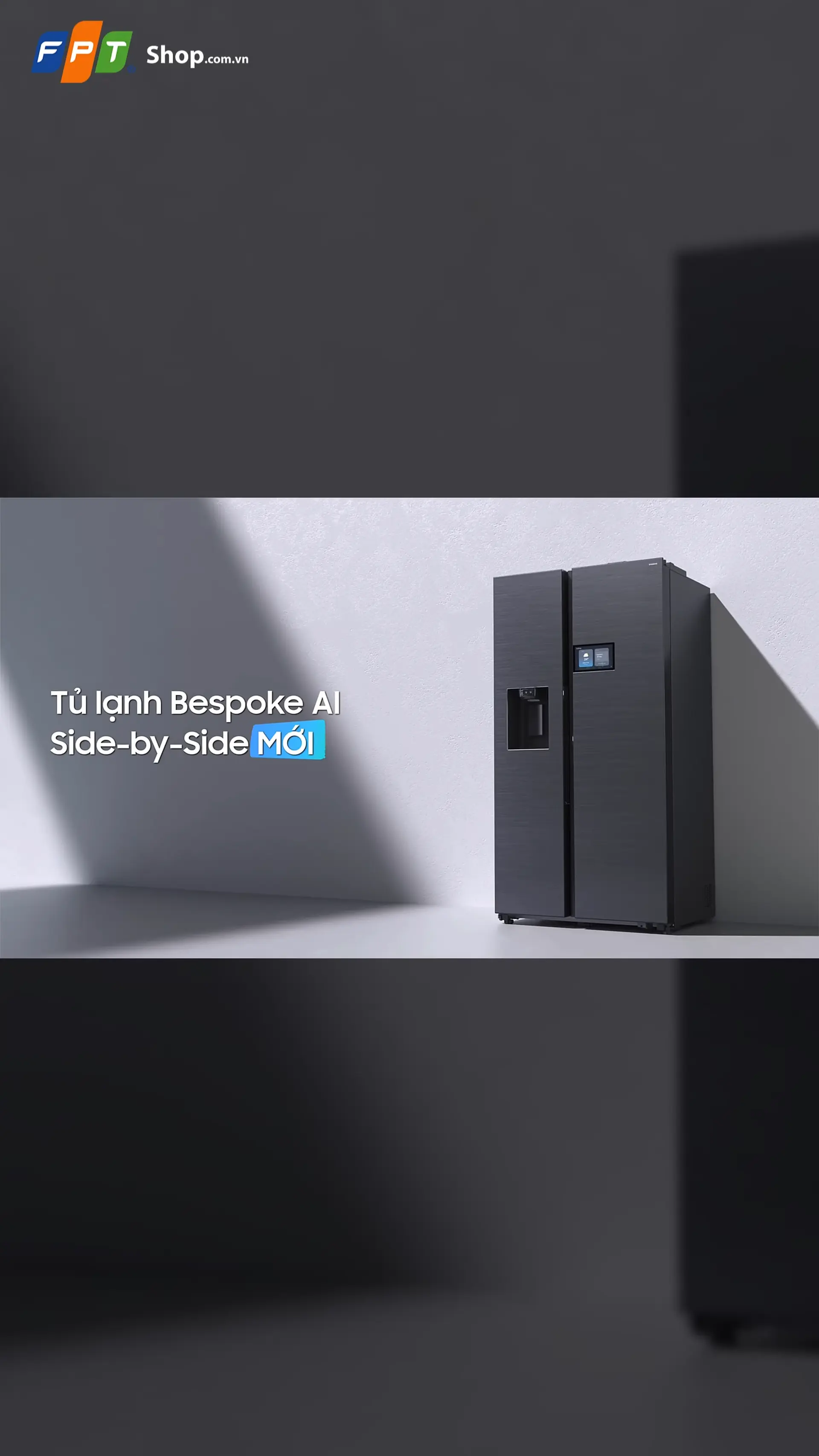 Tủ lạnh Samsung Inverter Side By Side 615 lít RS90F65D2FSV