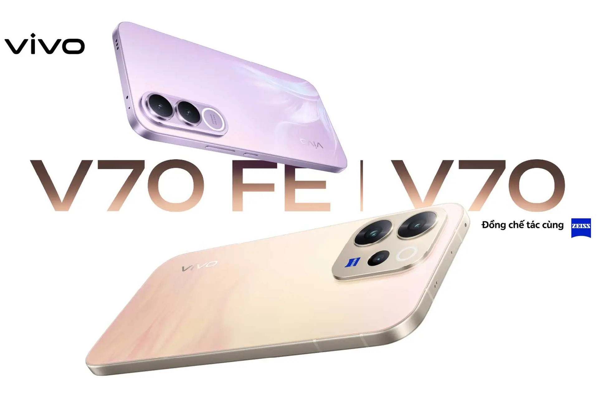 vivo V70 FE và V70 ra mắt tại Việt Nam, đẩy mạnh trải nghiệm nhiếp ảnh với ZEISS và AI