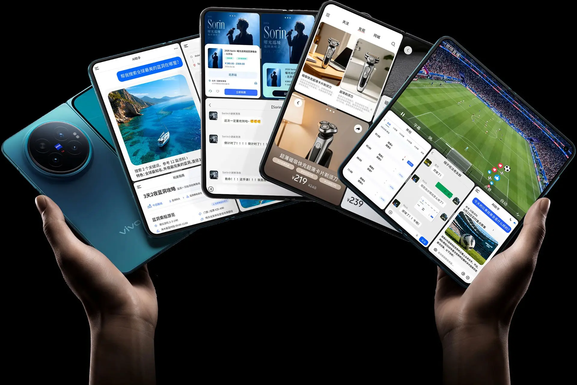 vivo X Fold6 ra mắt: Điện thoại gập đầu tiên của vivo dùng chip MediaTek, camera 200 MP