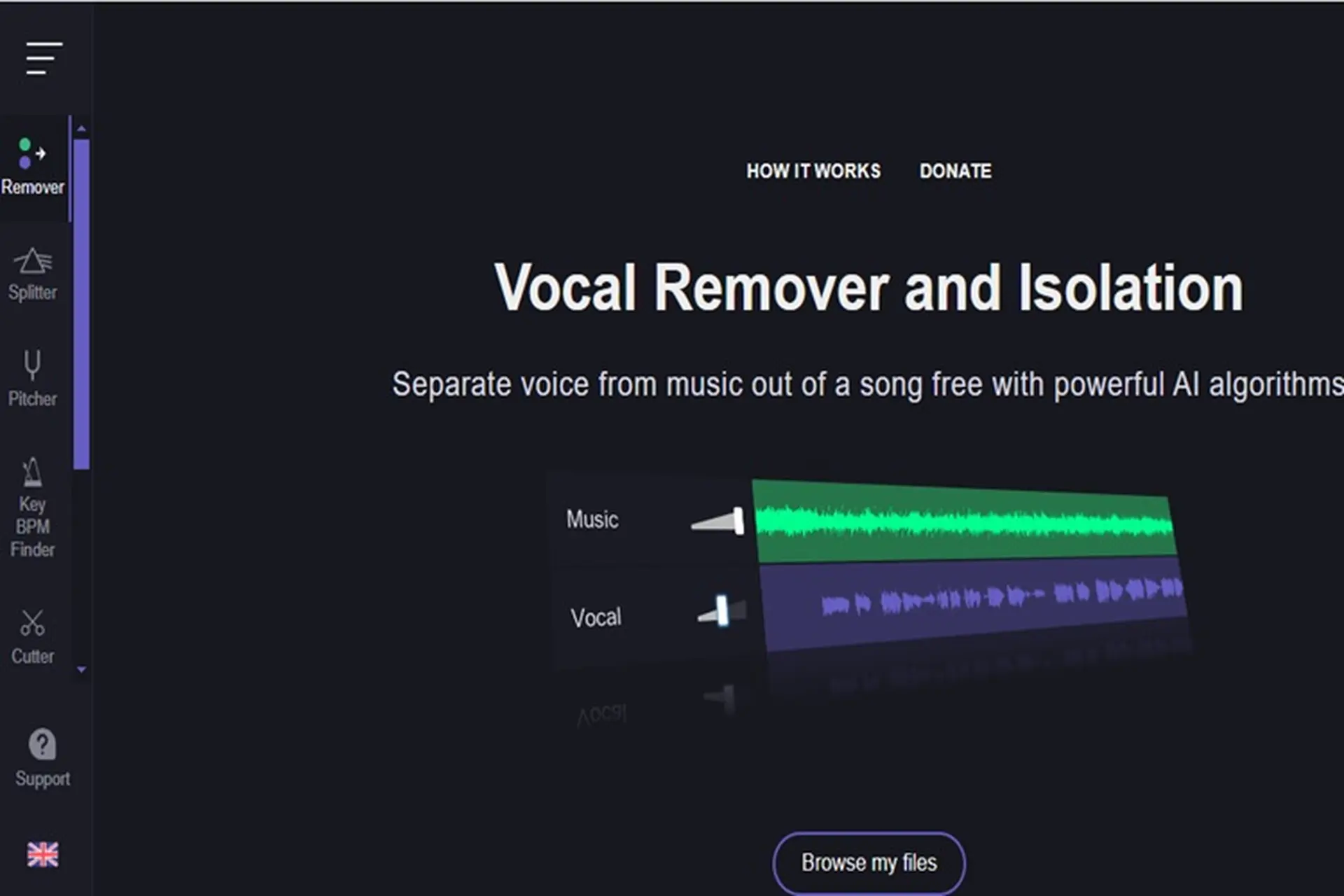 Hướng dẫn sử dụng VocalRemover để tách nhạc và lời trực tuyến hiệu quả, không mất phí