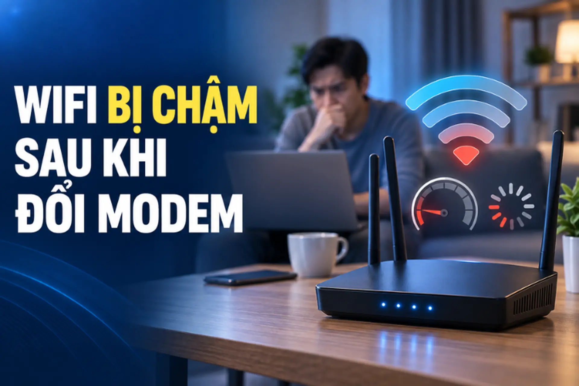 WiFi bị chậm sau khi đổi modem: Tìm hiểu chi tiết nguyên nhân và cách khắc phục