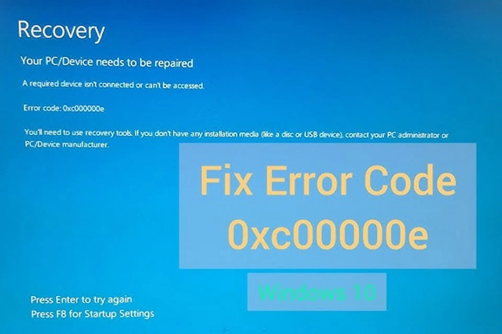 Lỗi màn hình xanh Recovery: Hướng dẫn chi tiết 8 cách khắc phục hiệu quả tại nhà