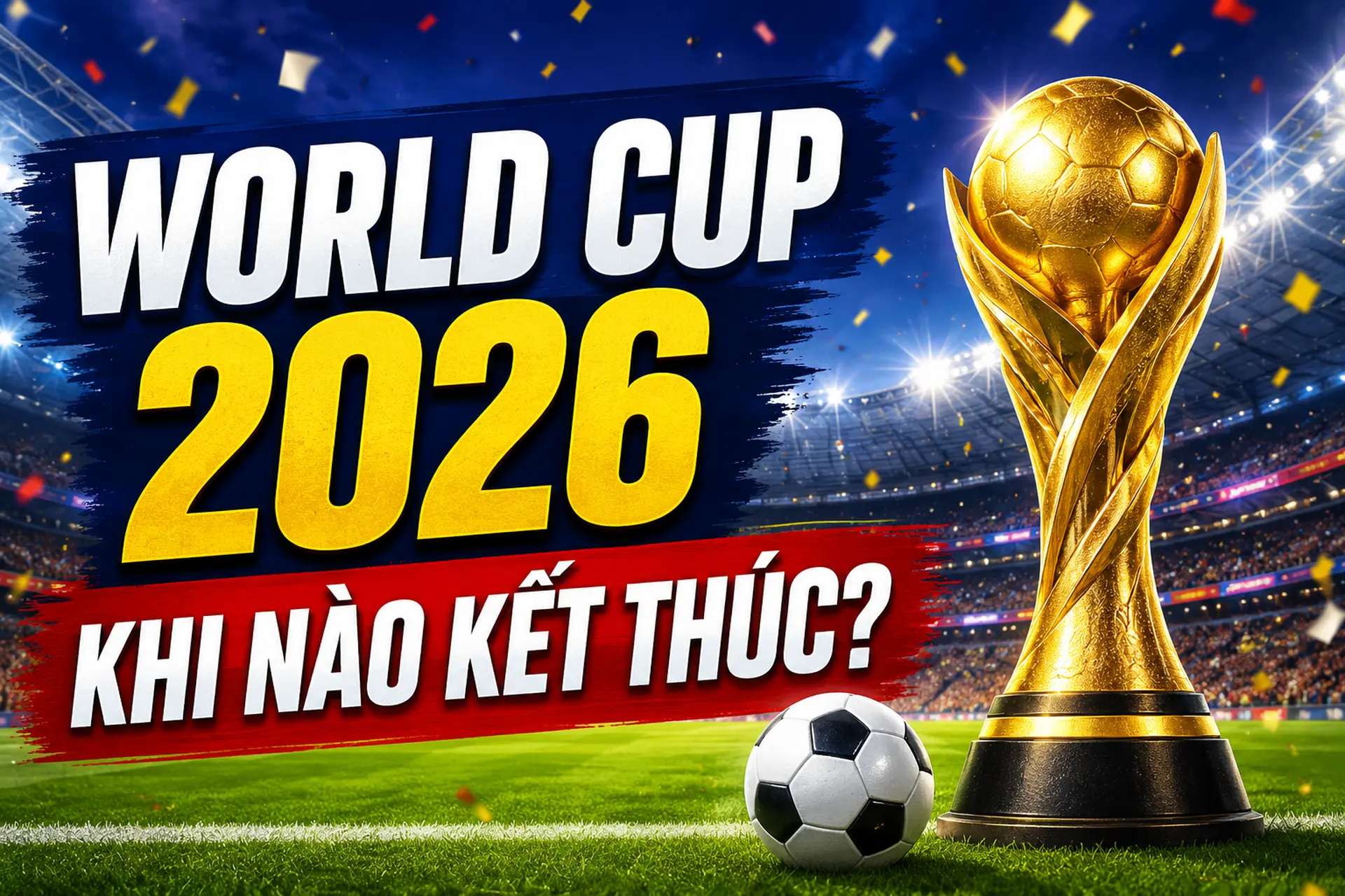 World Cup 2026 khi nào kết thúc? Lịch thi đấu và thời gian diễn ra trận chung kết