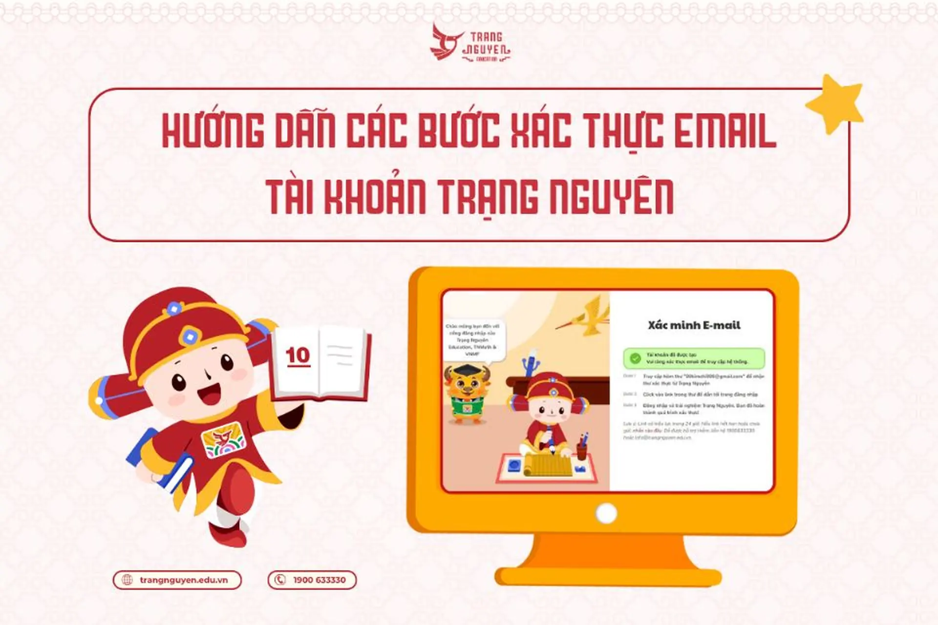 Hướng dẫn cách xác thực tài khoản Trạng Nguyên chỉ với một vài thao tác đơn giản