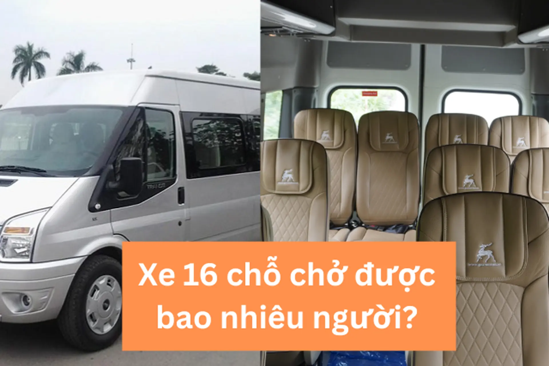 Xe 16 chỗ chở được bao nhiêu người thực tế? Câu trả lời giúp bạn tránh vi phạm luật giao thông