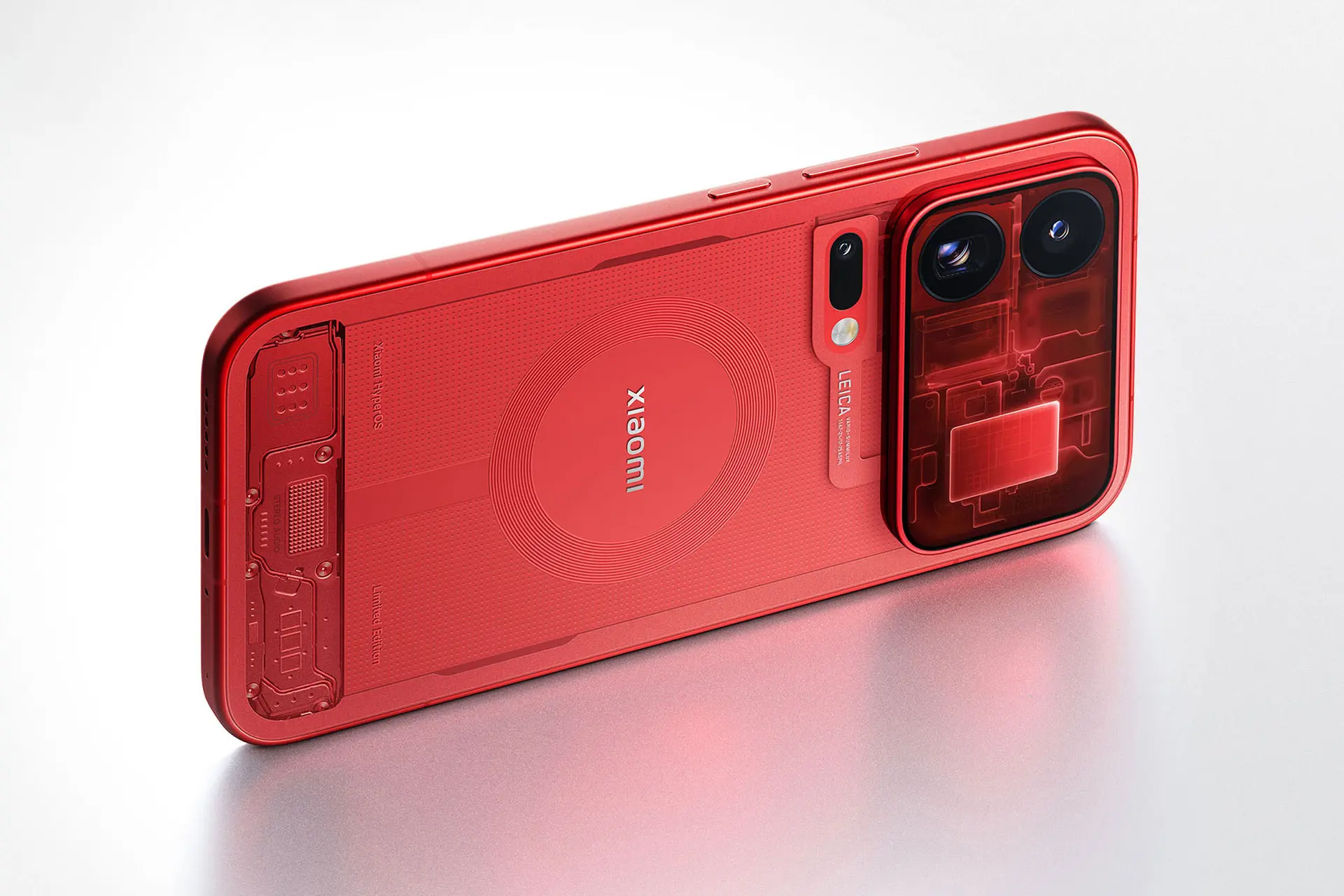 Xiaomi 18 Pro và 18 Pro Max ra mắt bản đỏ Transparent Special Edition, mặt lưng hiệu ứng 3D, phụ kiện đồng màu