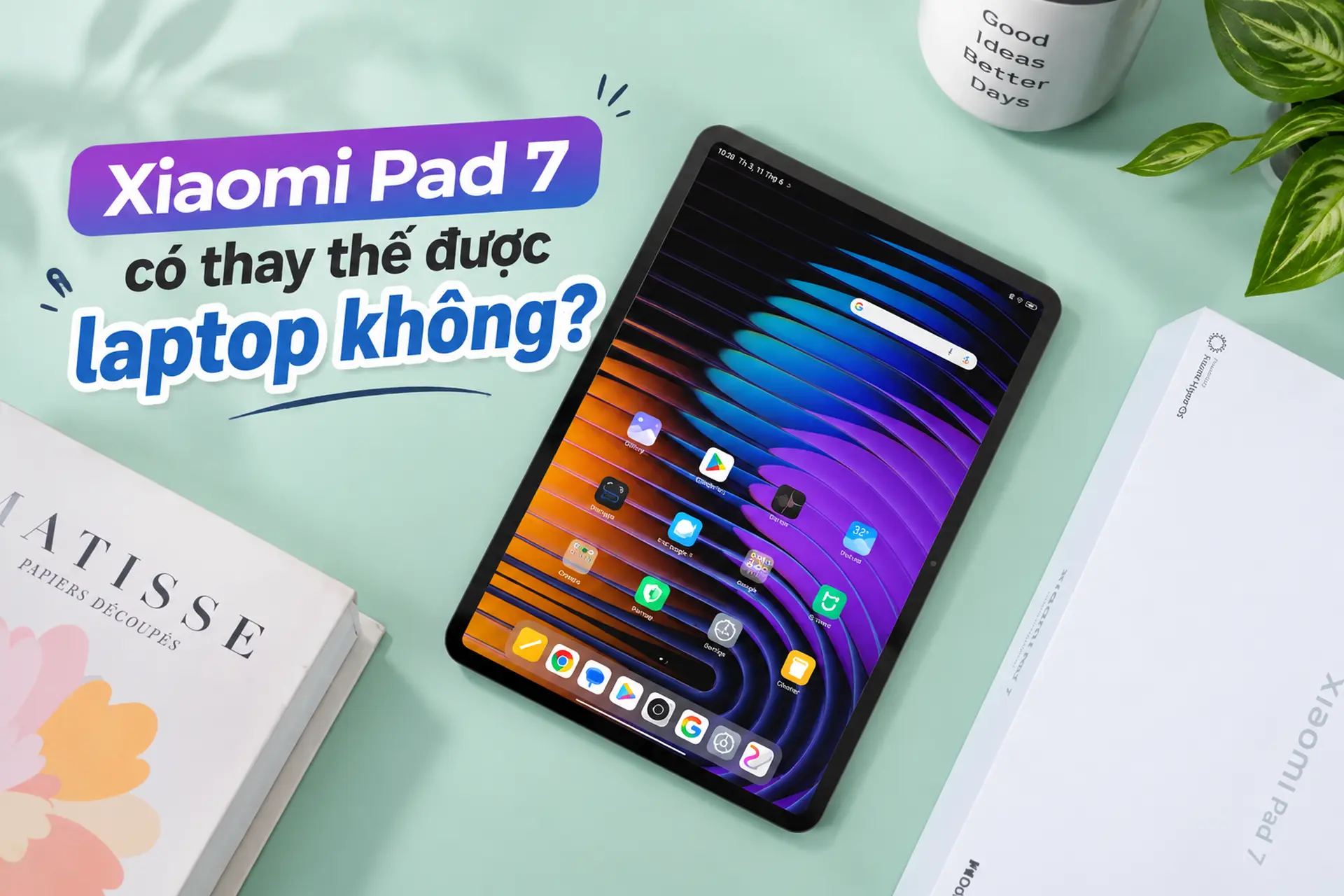 Xiaomi Pad 7 có thay thế được laptop không? Khả năng xử lý công việc và học tập ra sao?