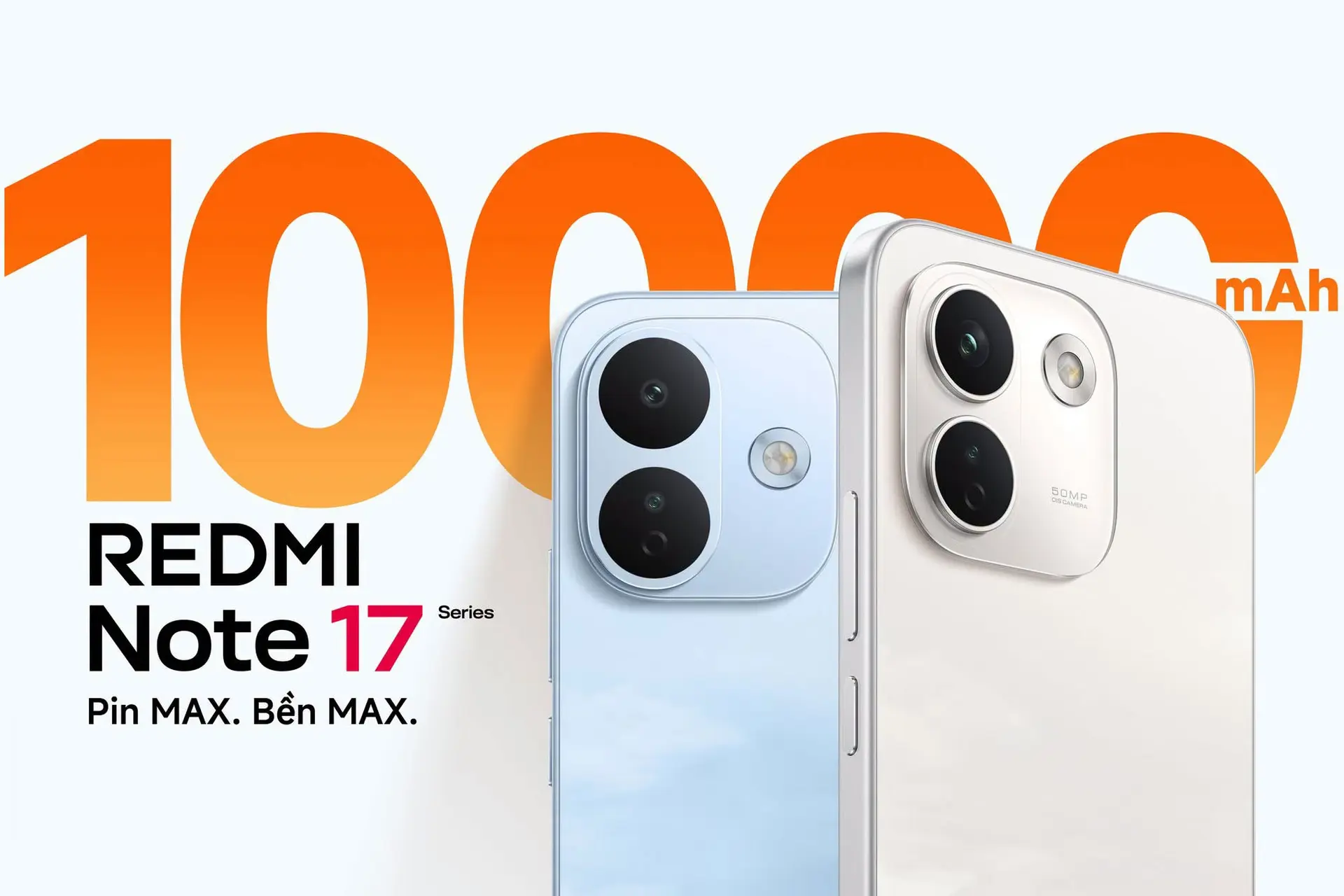 Xiaomi ra mắt REDMI Note 17 Series tại Việt Nam: Pin tới 10.000 mAh, cập nhật bảo mật 6 năm
