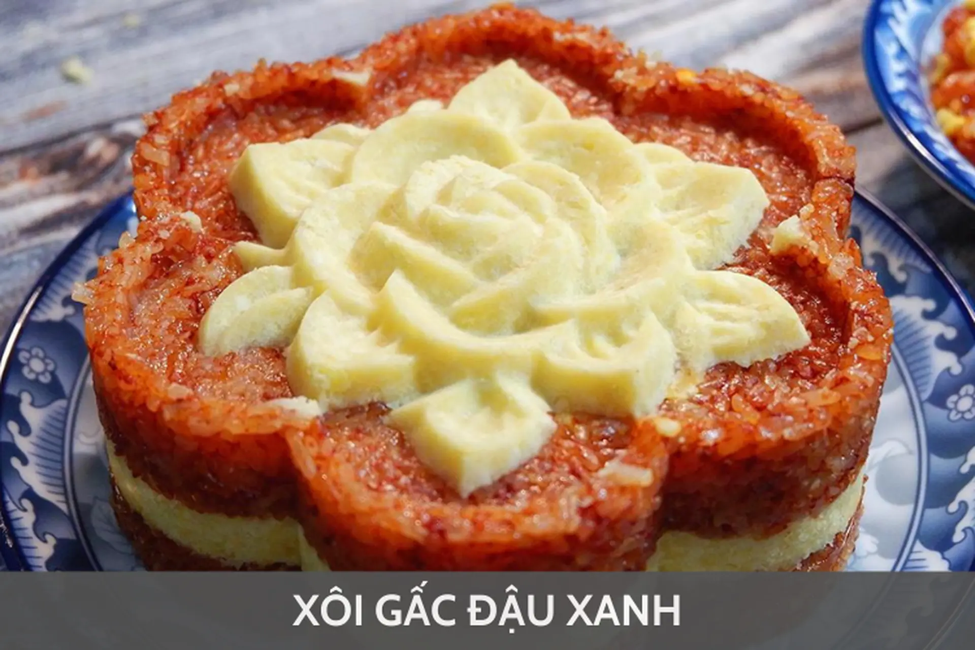 Xôi gấc đậu xanh dẻo thơm: Món xôi đỏ may mắn cho ngày lễ và các sự kiện đặc biệt