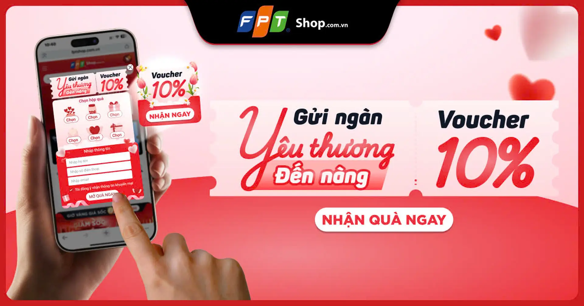 [Minigame] Gửi ngàn yêu thương đến nàng tặng - Voucher 10%
