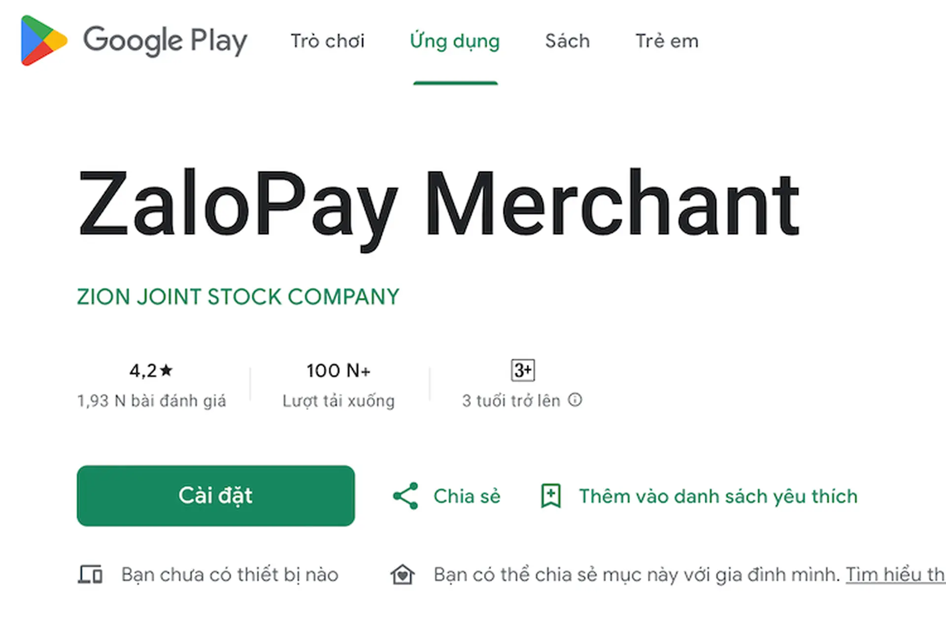 ZaloPay Merchant: Giải pháp quản lý thanh toán ZaloPay cho cửa hàng và doanh nghiệp