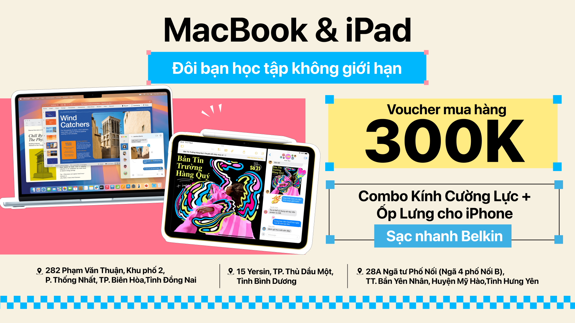 MacBook và iPad - Đôi bạn học tập không giới hạn