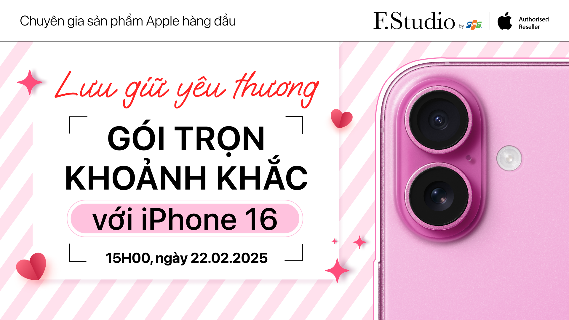 Lưu Giữ Yêu Thương, Gói Trọn Khoảnh Khắc Với iPhone 16