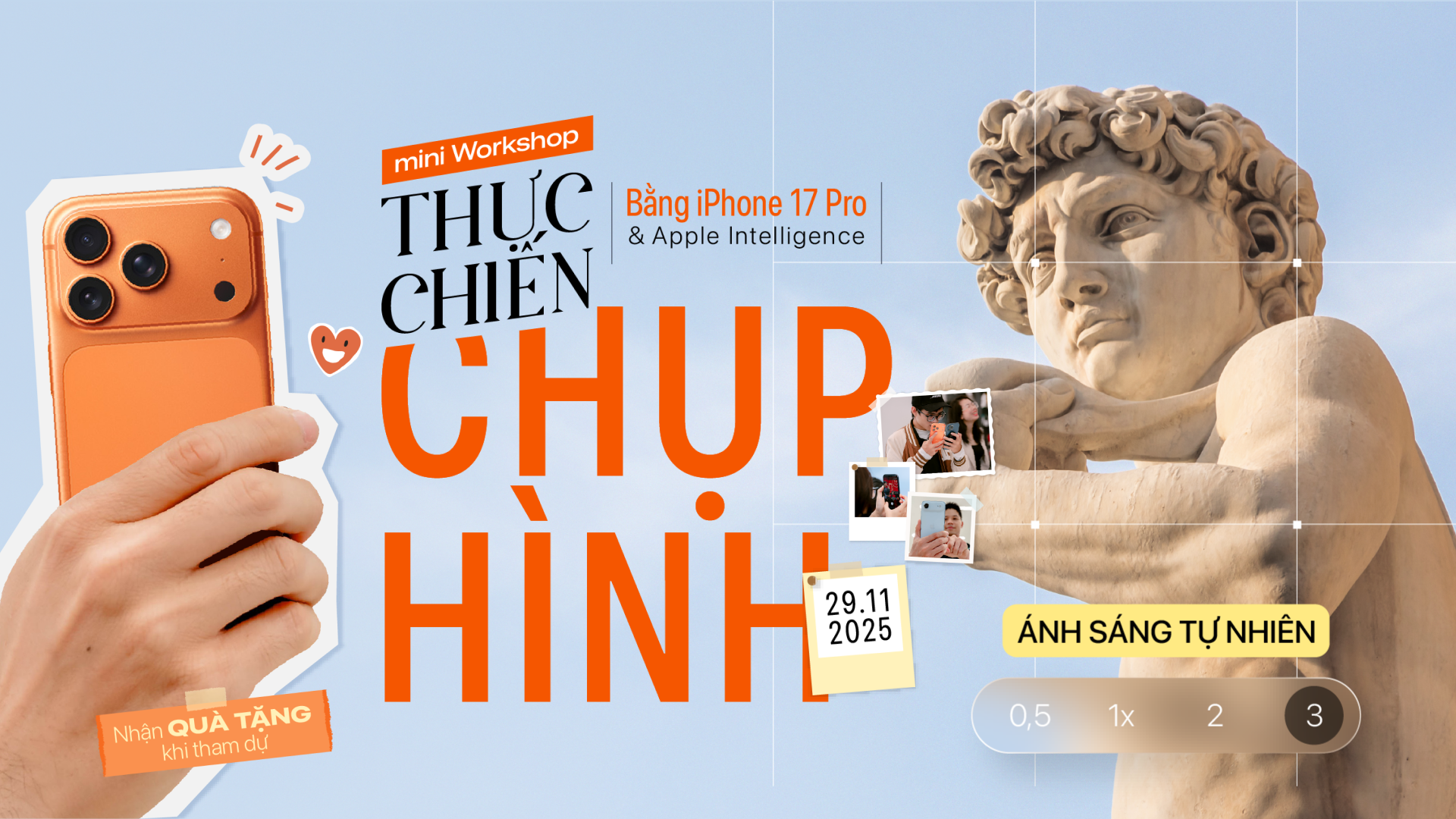 Thực chiến chụp hình bằng iPhone 17 Pro Max và Apple Intelligence