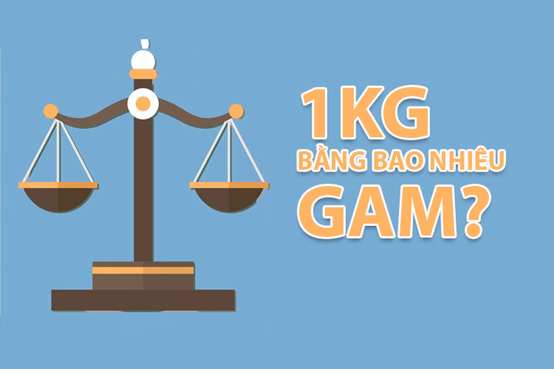 1kg bằng bao nhiêu gam? Chia sẻ bảng quy đổi đơn vị đo khối lượng chính xác nhất