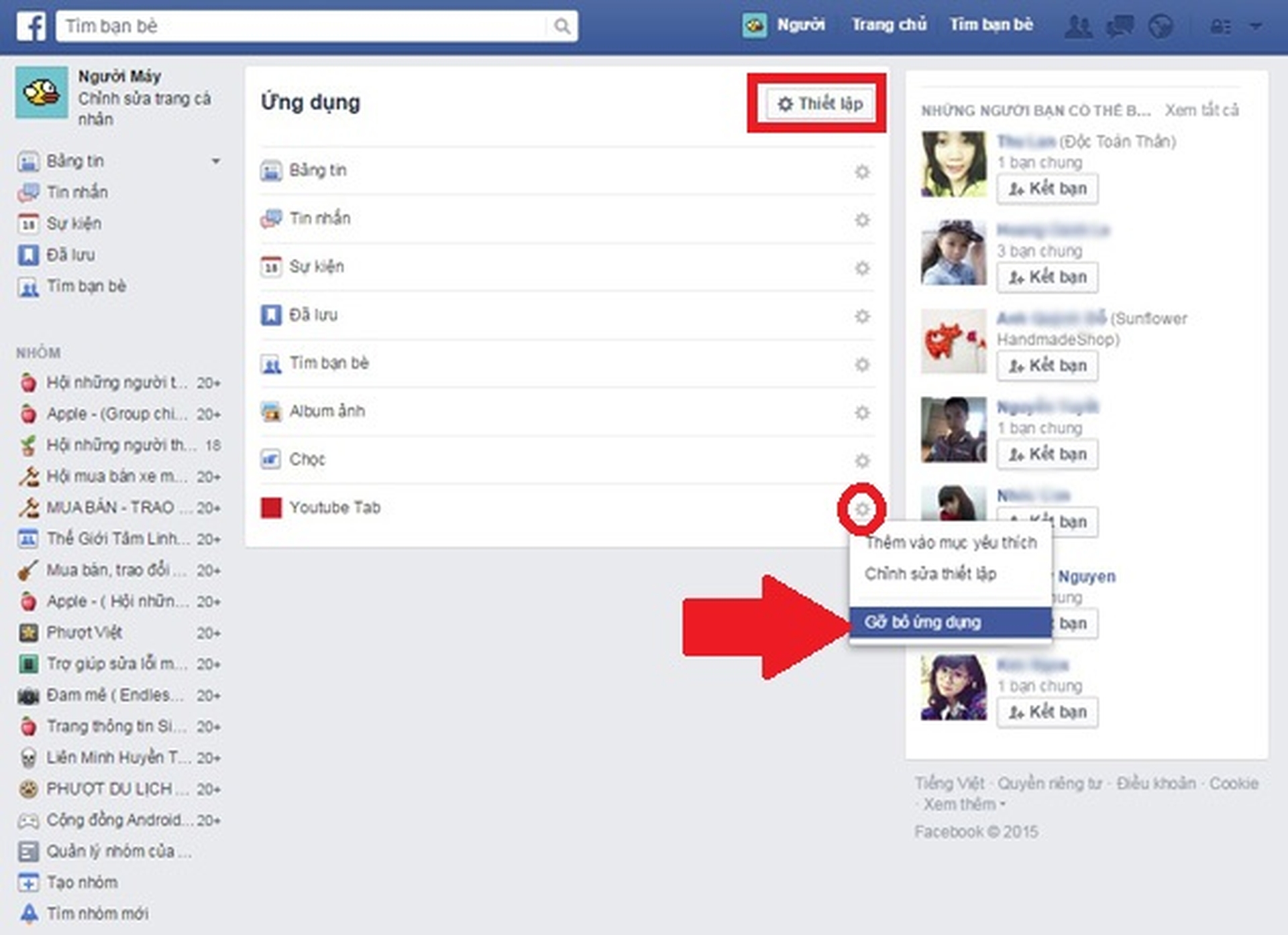Gỡ bỏ ứng dụng độc hại trên Facebook của bạn