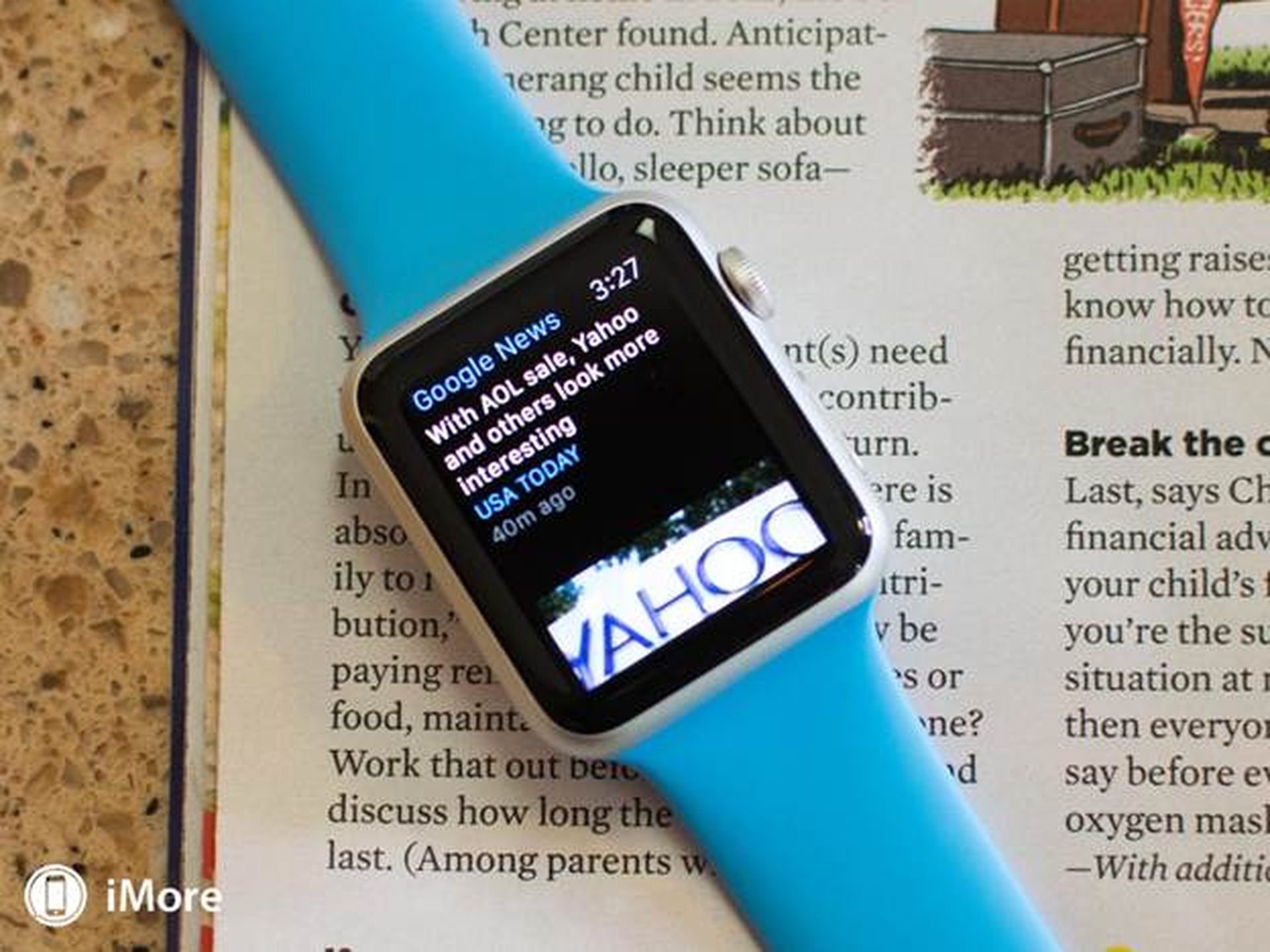 Google th nghi m ng d ng u tien tren Apple Watch mang ten Google News Weather