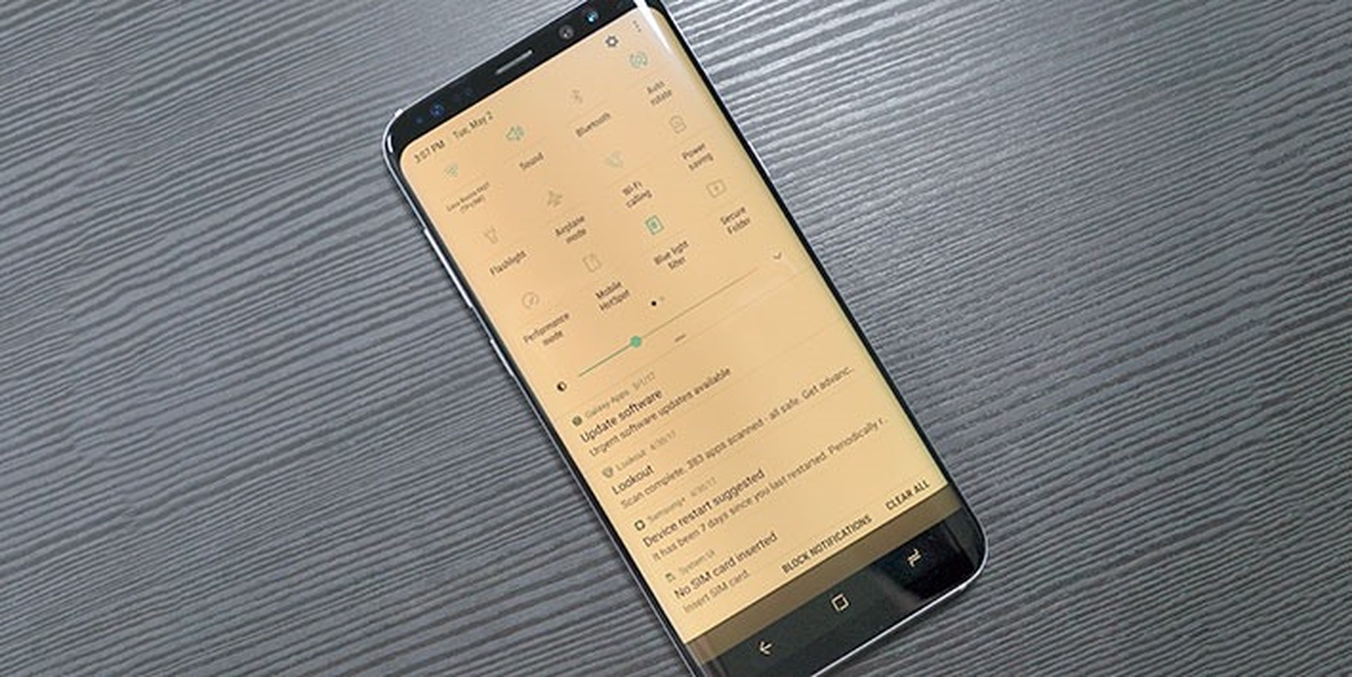 Hướng dẫn kích hoạt chế độ "Night Mode" trên Galaxy S8 để bảo vệ mắt