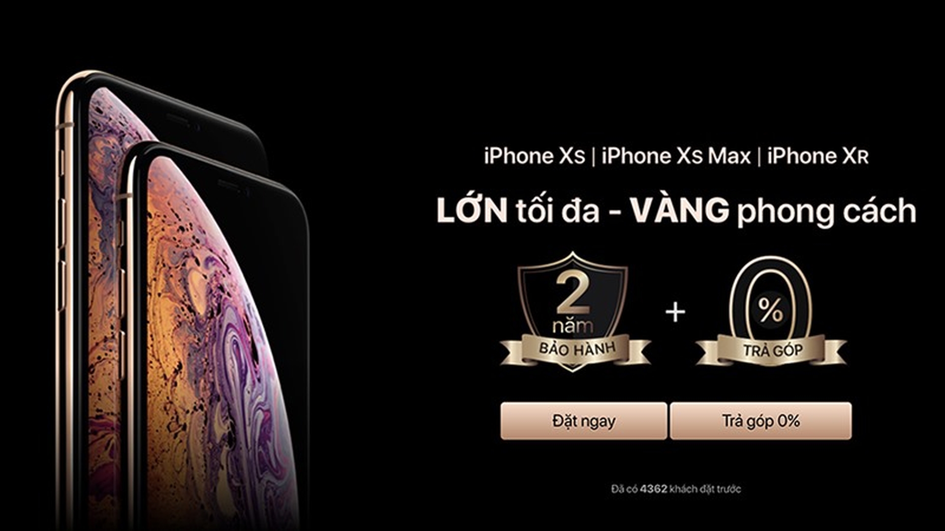 iPhone XS, iPhone XS Max, iPhone XR chính thức mở bán tại FPTShop và 2/11