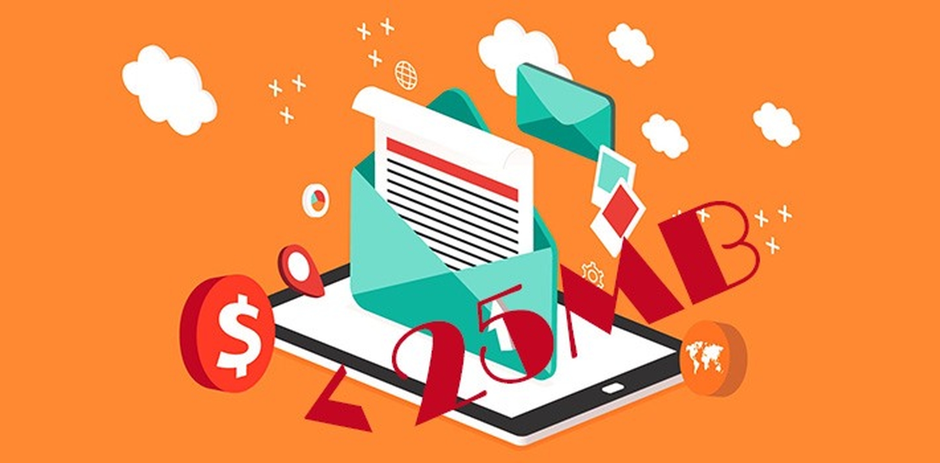 [Giải đáp] Tại sao lại có giới hạn 25MB cho kích thước file đính kèm của email?