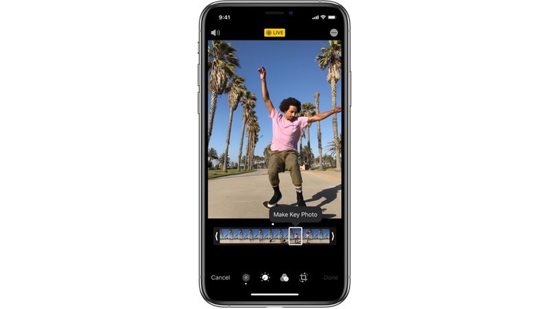 Sửa Live Photos trên iOS 13