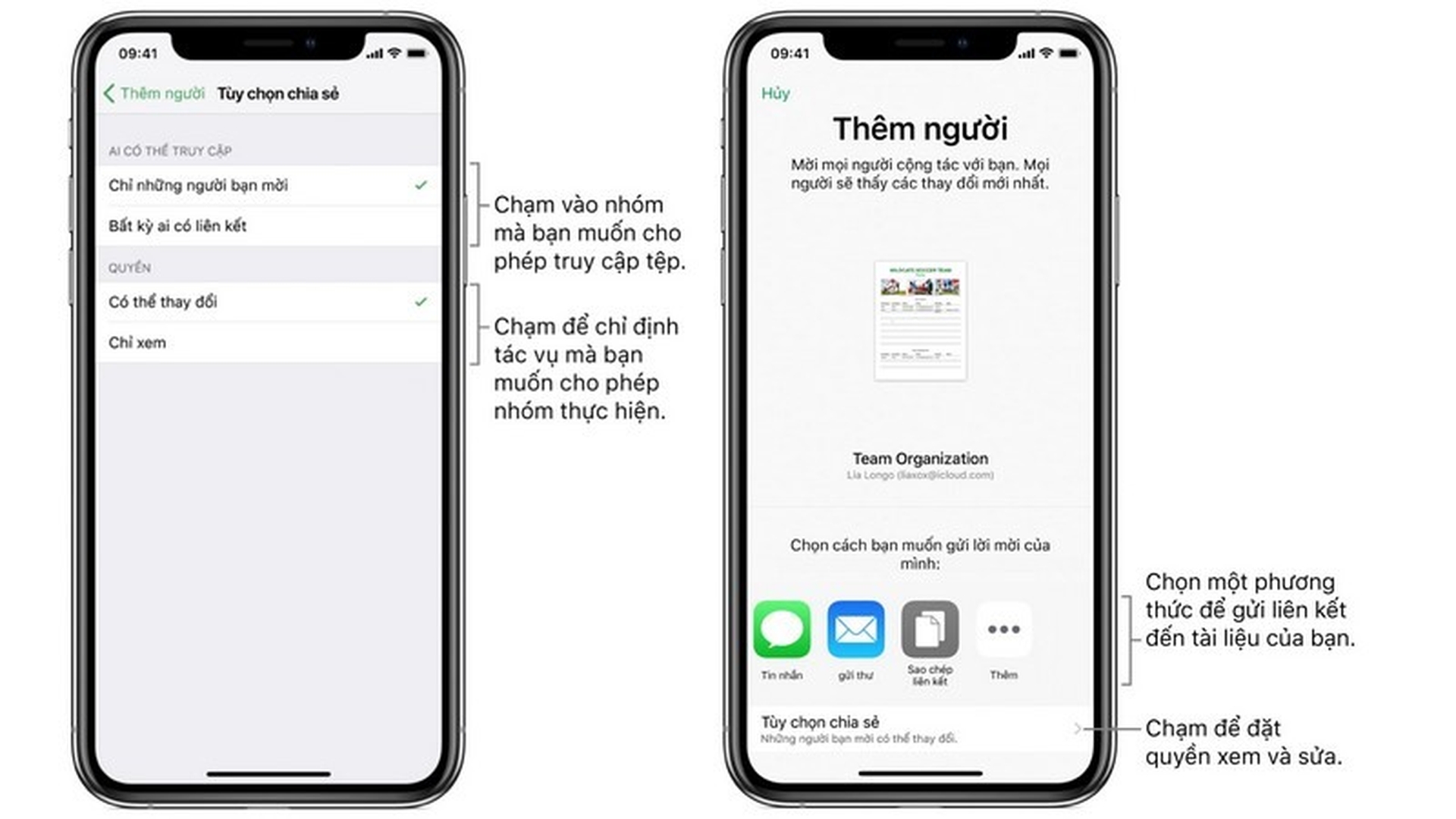 Cách chia sẻ tập tin từ iCloud Drive trên iPhone