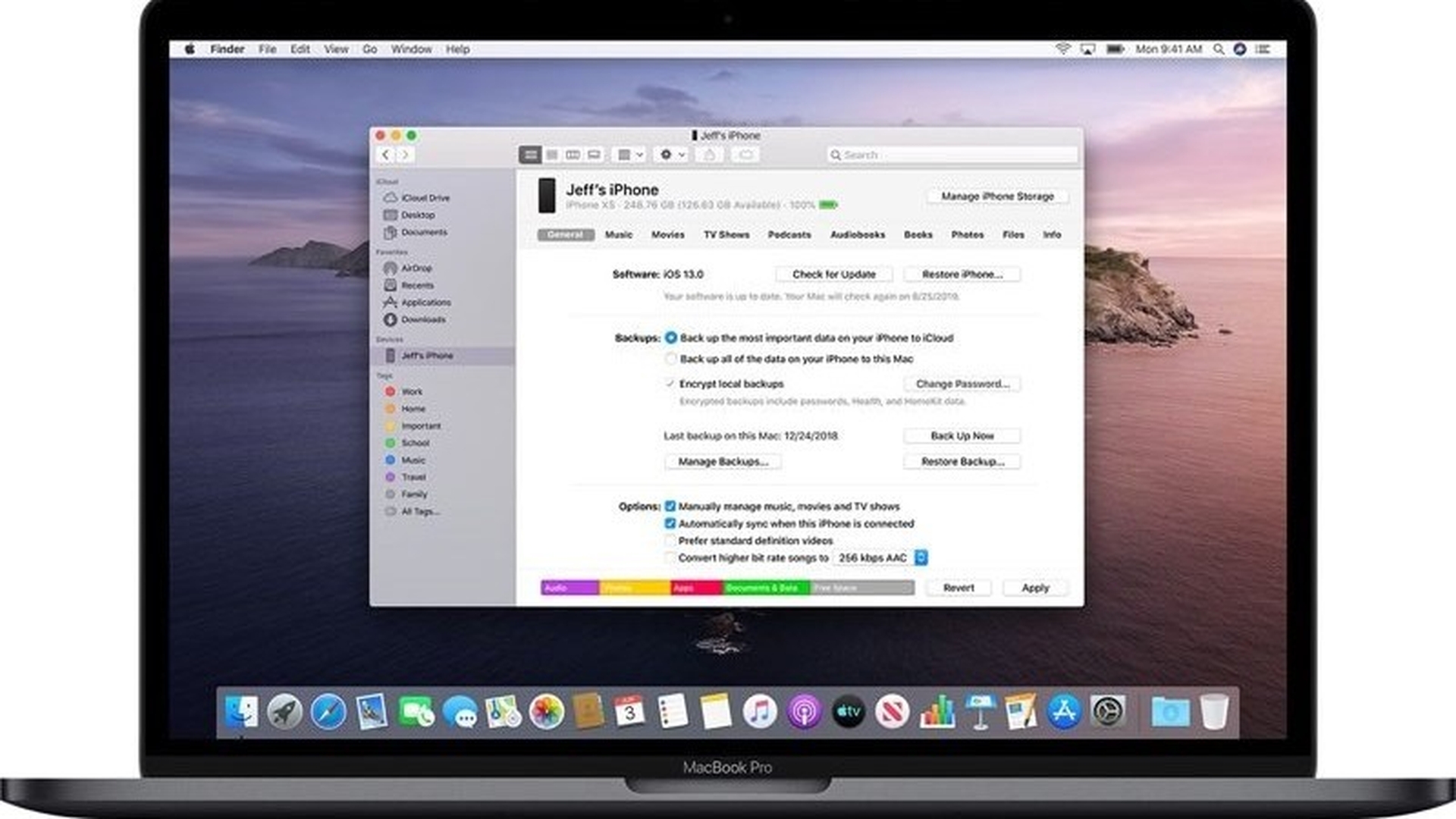 Chuyển đổi định dạng tệp nhạc trong iTunes trên máy Mac