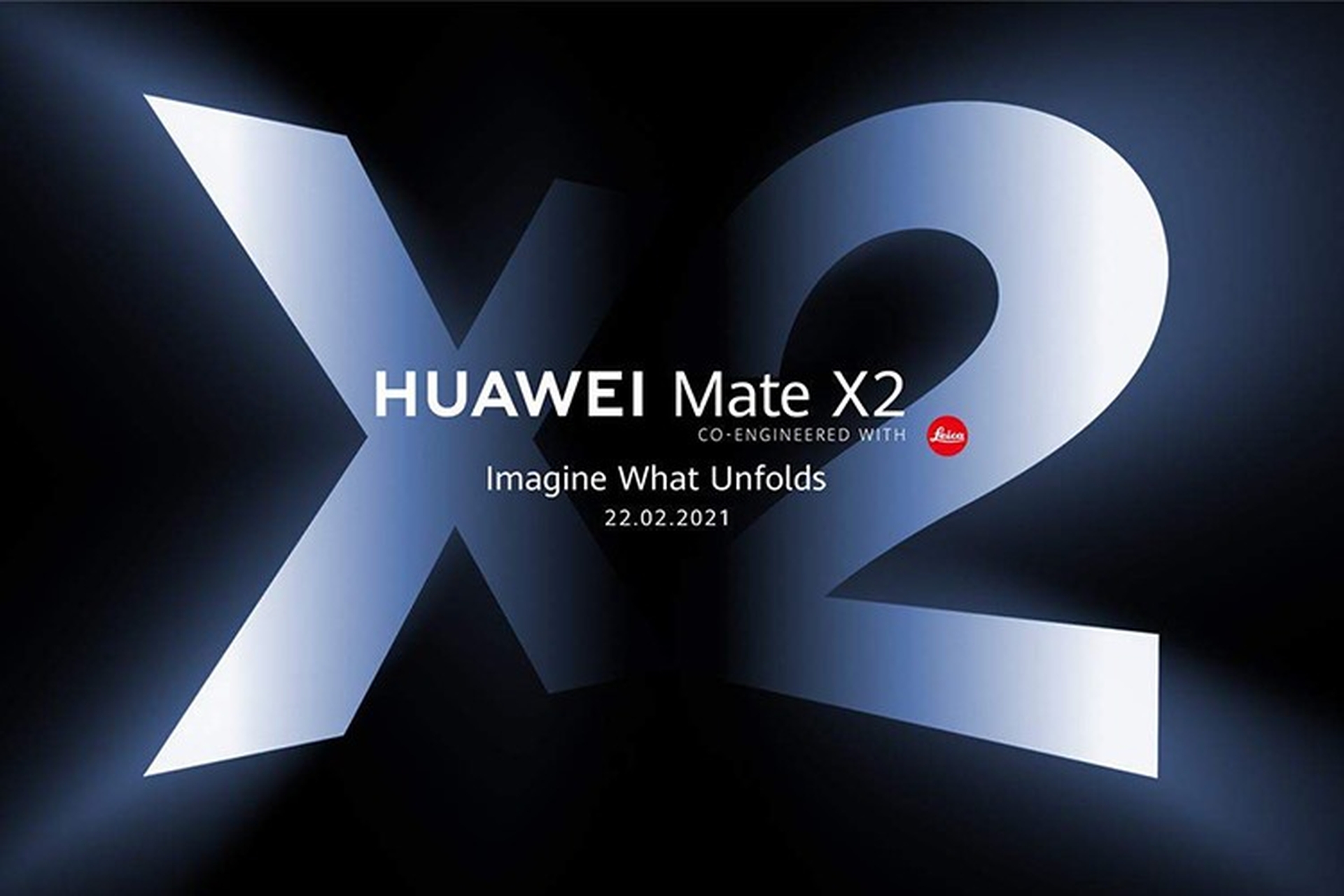 Poster Huawei Mate X2 xác nhận thiết màn hình gập vào trong