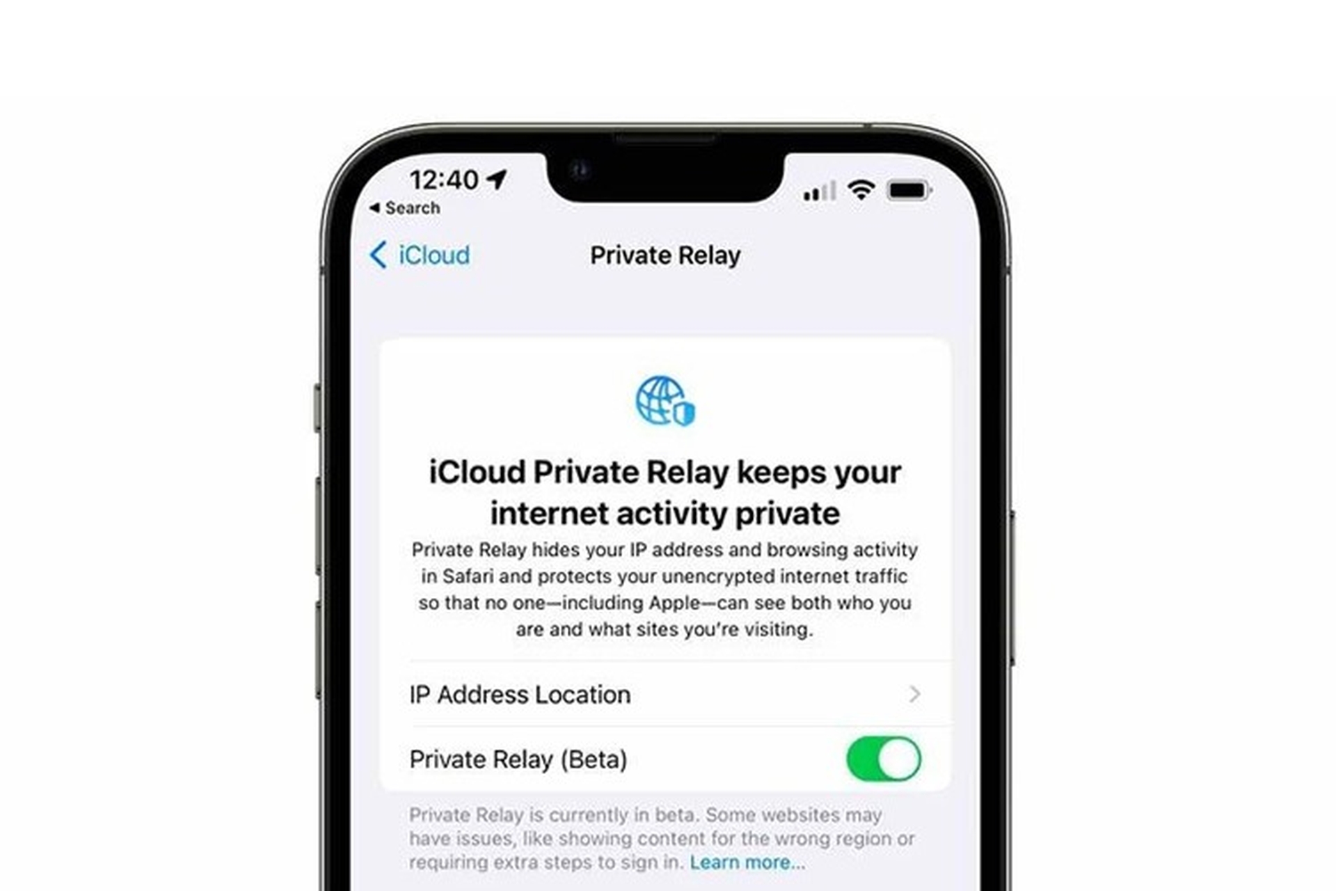 Apple xác nhận lỗi vô hiệu hóa iCloud Private Relay không liên quan tới iOS 15.2