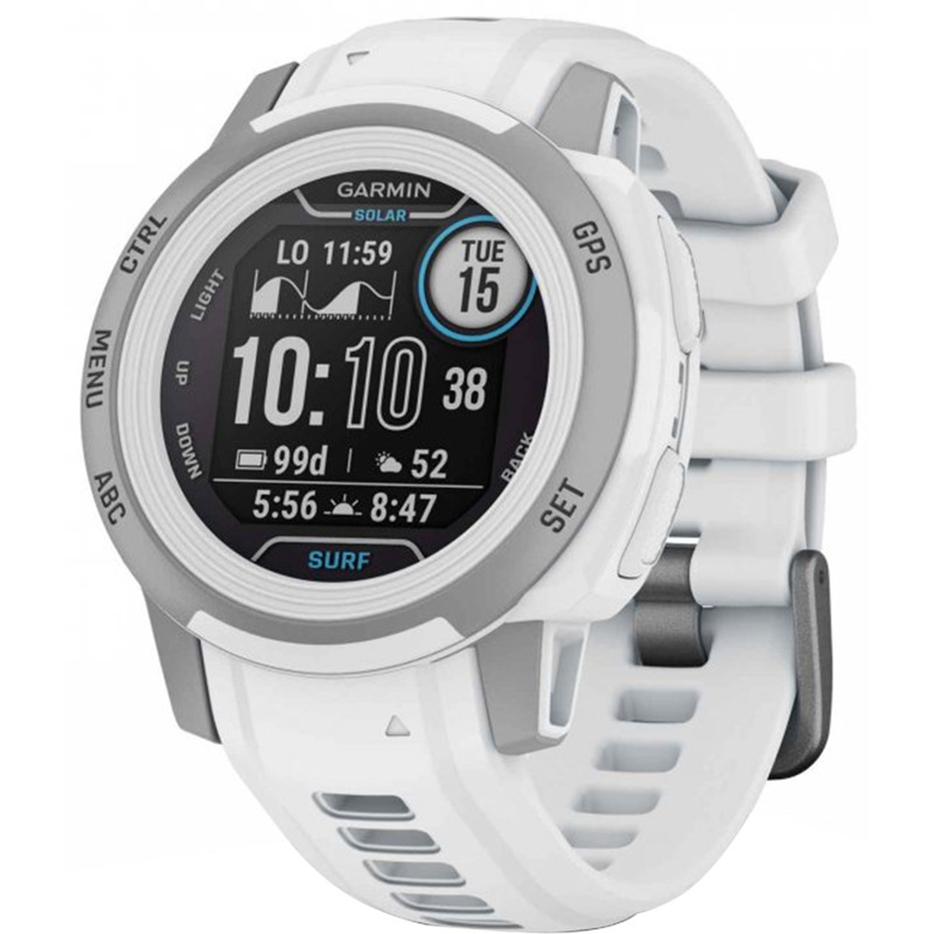 Đồng hồ thông minh Garmin Instinct 2S, Solar, Phiên bản Lướt sóng
