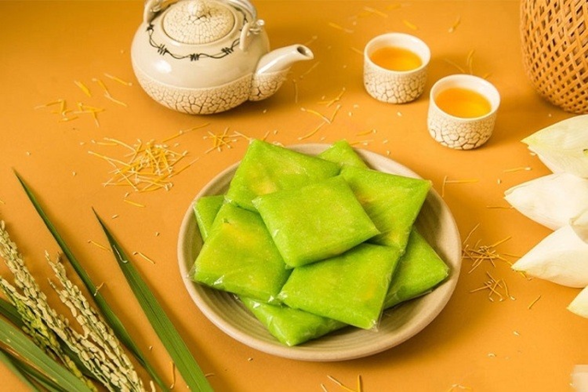 Bỏ túi cách làm bánh cốm đậu xanh dẻo thơm, đậm vị truyền thống của người dân Thủ Đô