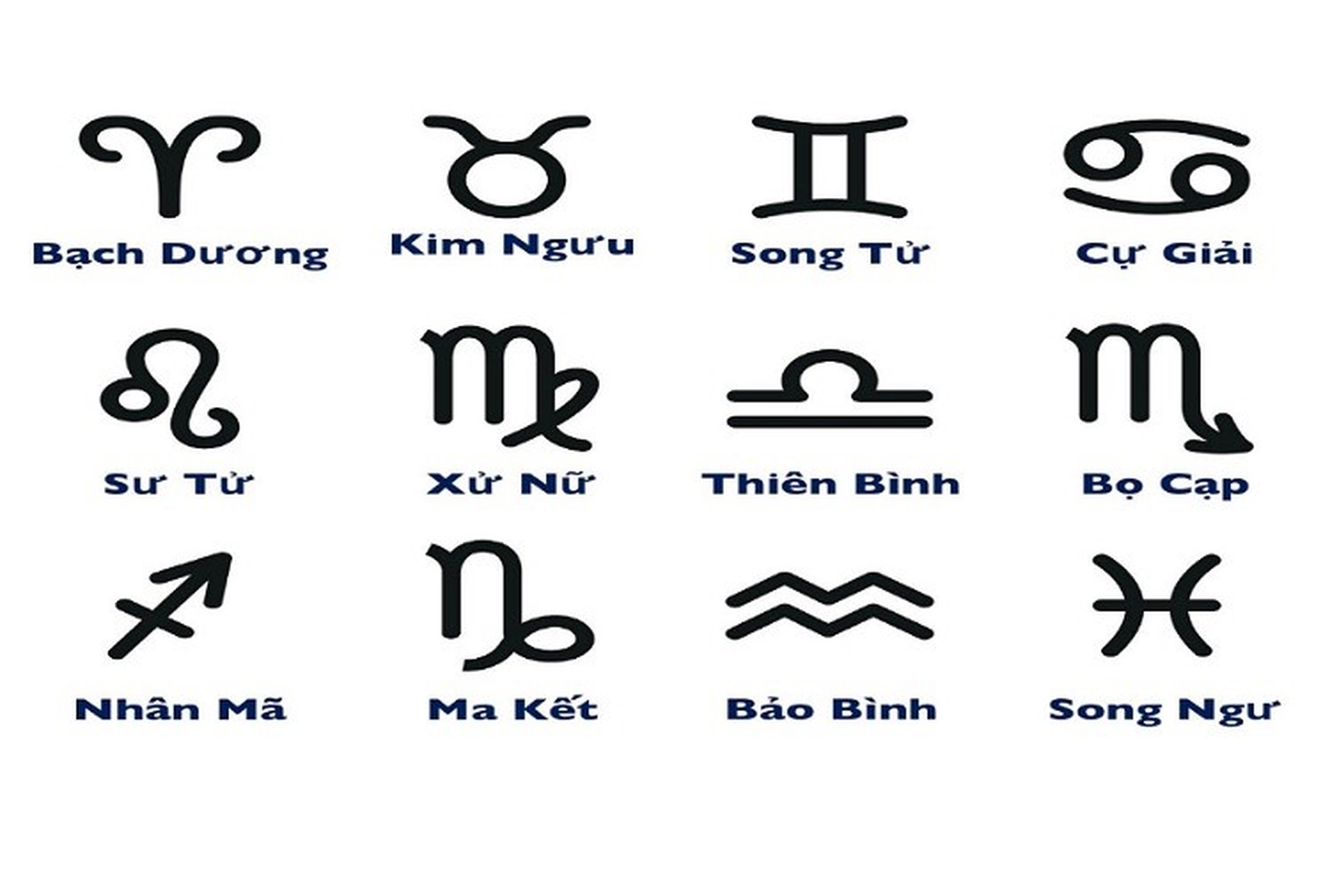 12 cung hoàng đạo - Khám phá tính cách nổi bật và những bí mật của 12 cung hoàng đạo chi tiết nhất 