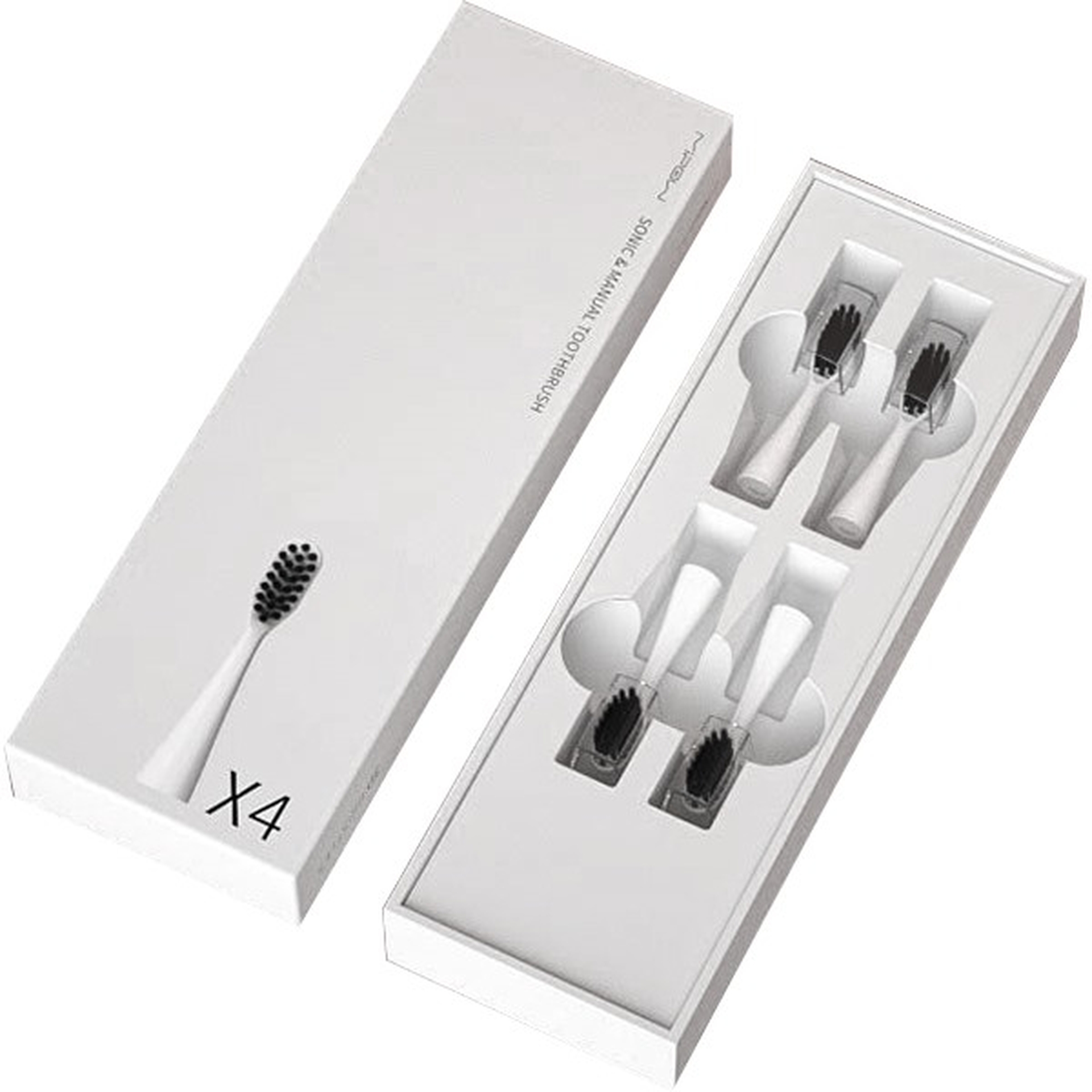 Bộ 4 Đầu Bàn Chải Mipow I3-Plus Ultrasonic Toothbrush Travel Edition