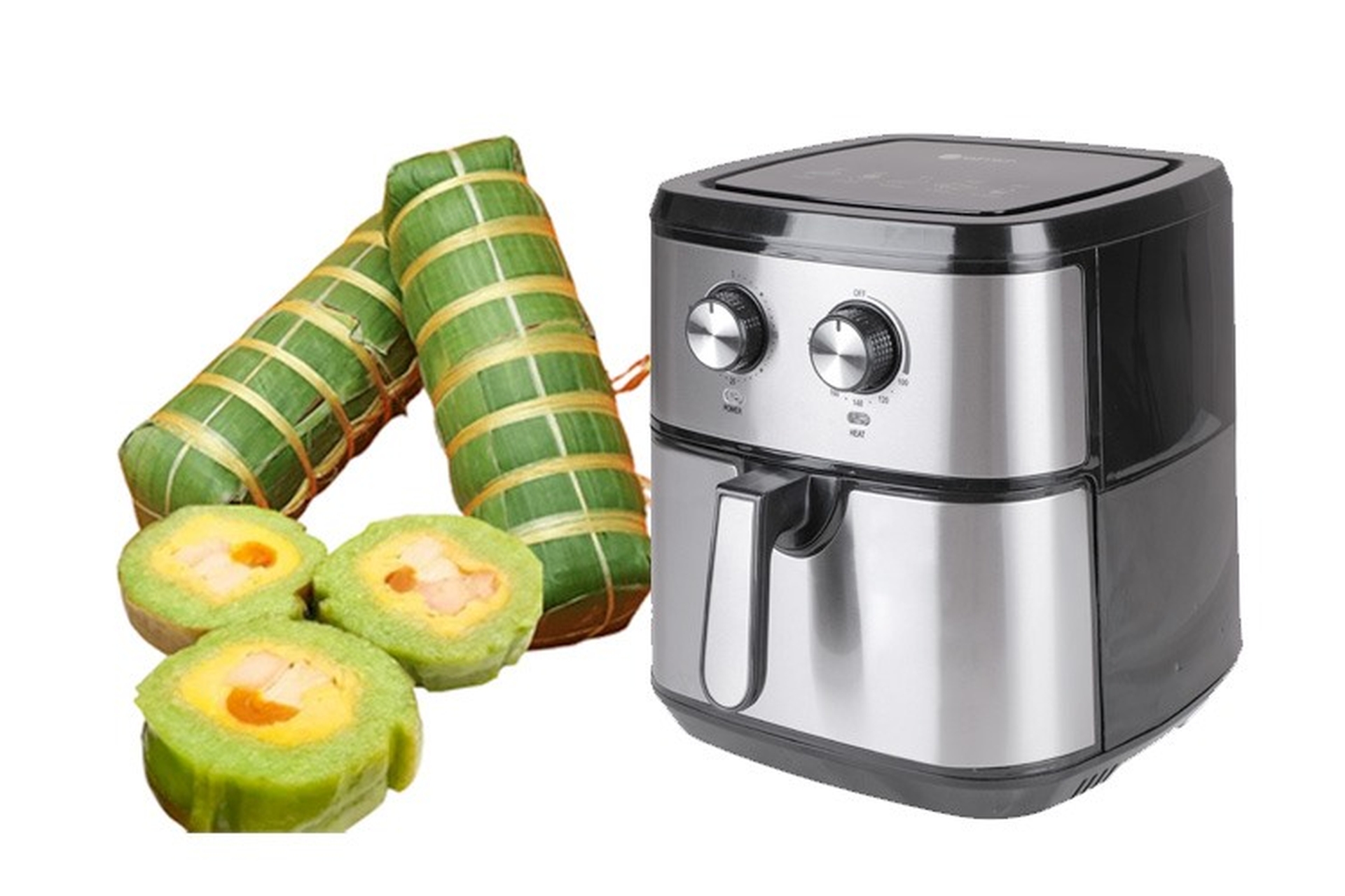 Hướng dẫn từ A đến Z cách chiên bánh tét bằng nồi chiên không dầu, vừa dễ vừa ngon
