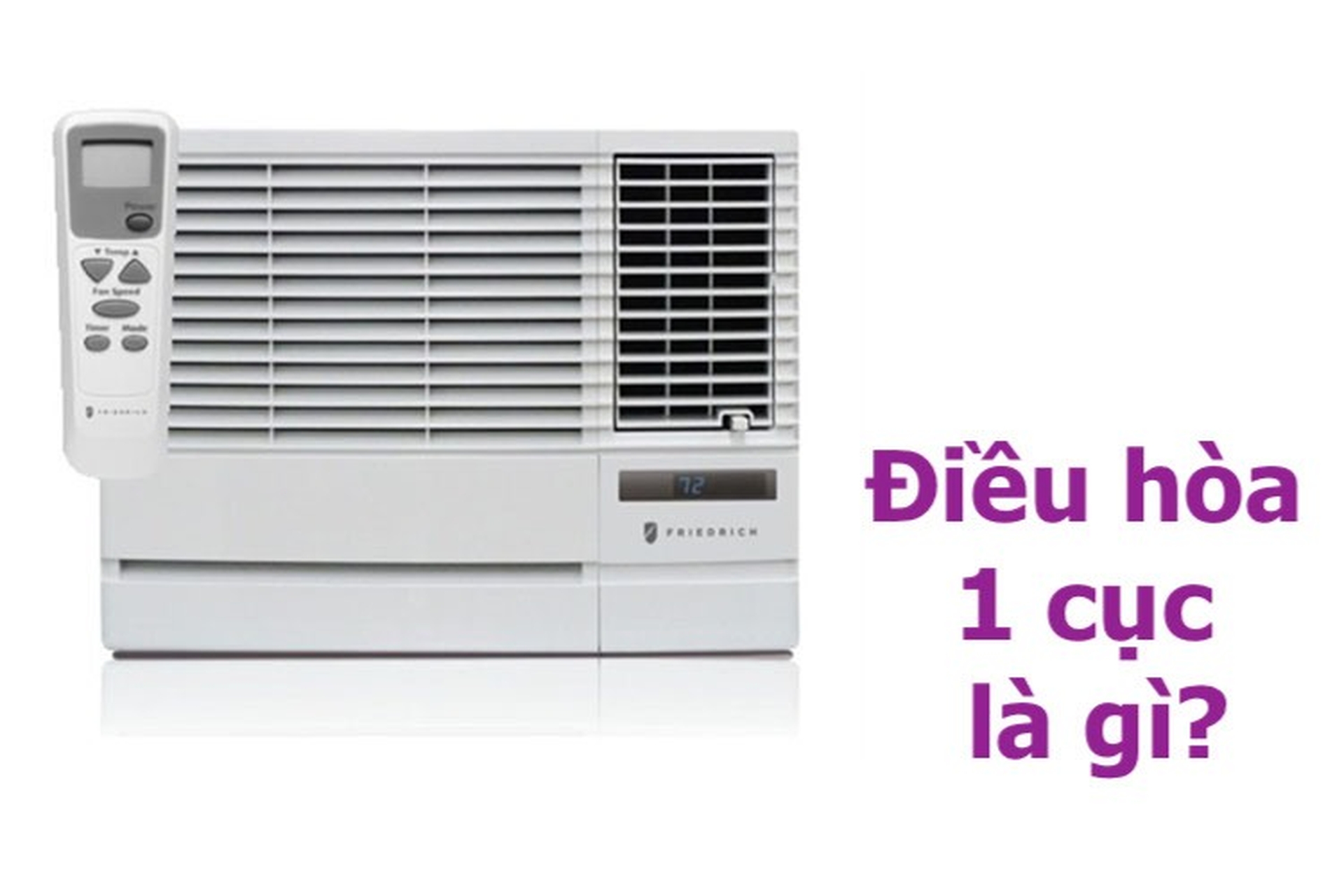 Điều hòa 1 cục là gì? Nên dùng điều hòa 1 cục hay điều hòa 2 cục là tốt nhất?