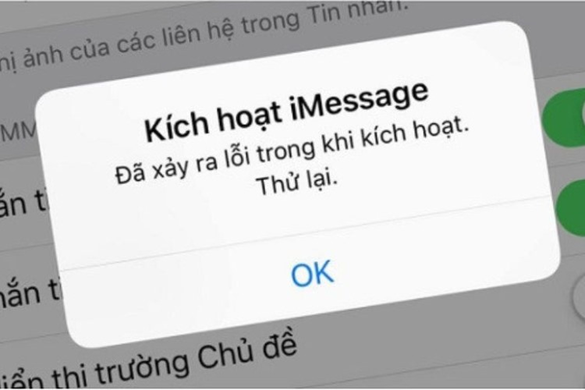 Không kích hoạt được iMessage là do đâu? Hướng dẫn cách khắc phục lỗi nhanh chóng, đơn giản nhất