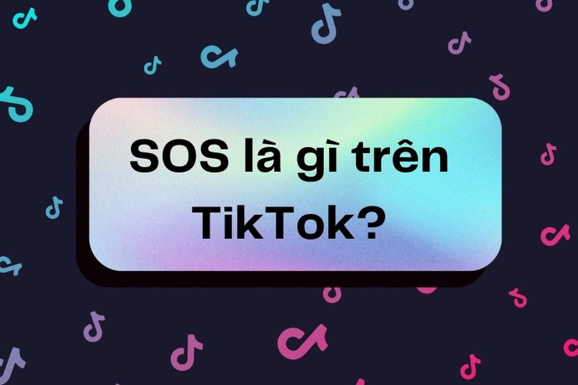 SOS nghĩa là gì trên TikTok? Giải mã trào lưu 