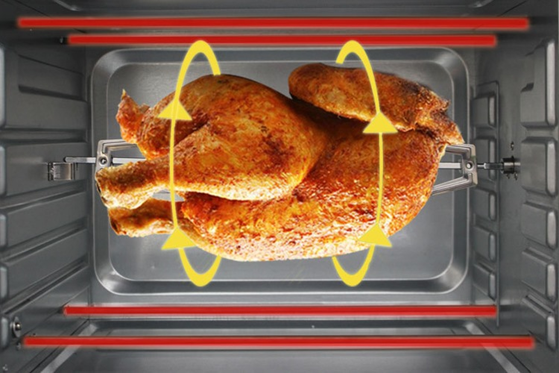 Dùng lò vi sóng có nướng làm gà nướng cam siêu đưa cơm