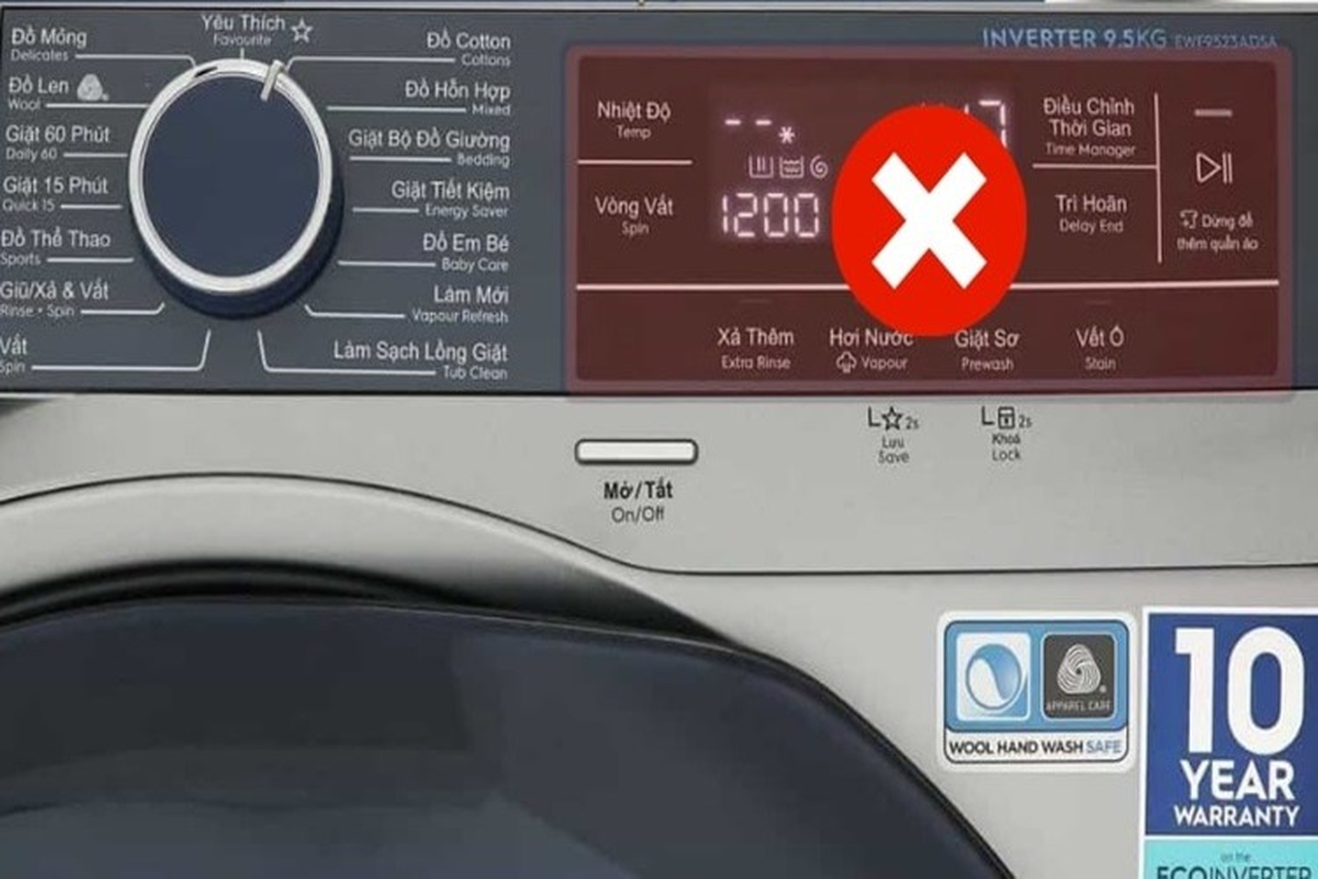 Máy giặt Electrolux bị liệt cảm ứng có nguyên nhân do đâu? Những cách sửa cụ thể