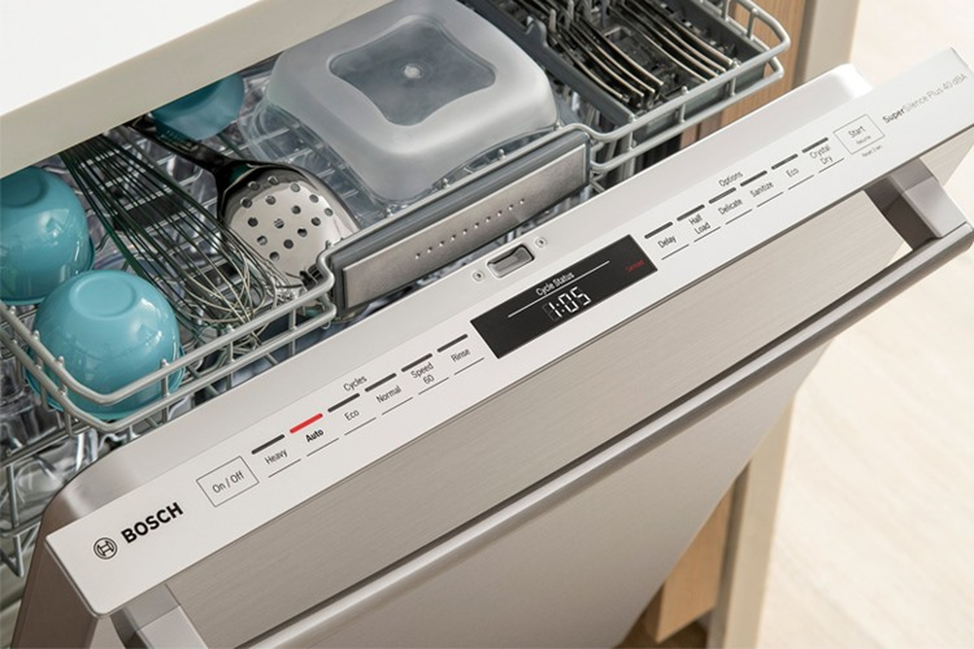 Tìm hiểu ý nghĩa các ký hiệu trên máy rửa bát Bosch đầy đủ