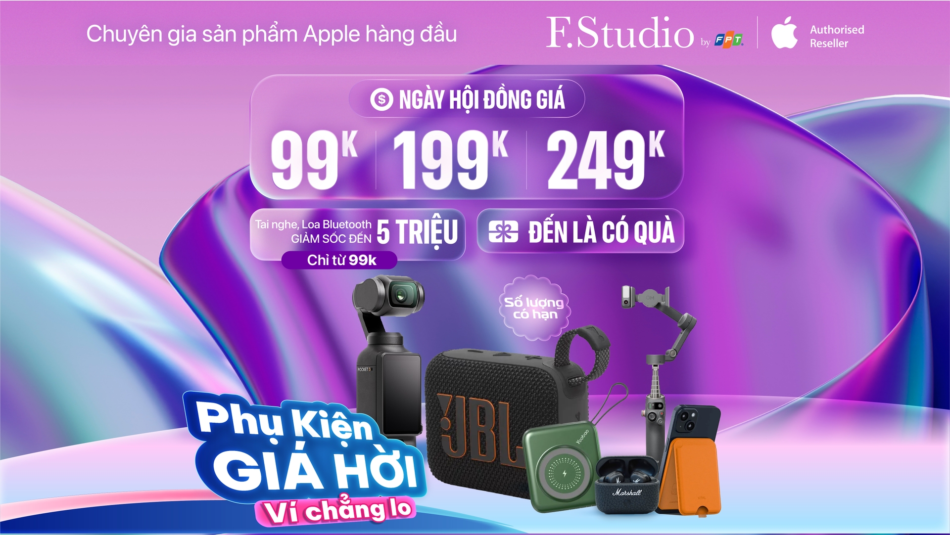 Phụ kiện giá hời - Ví chẳng lo: Giá mềm mà đồ chất