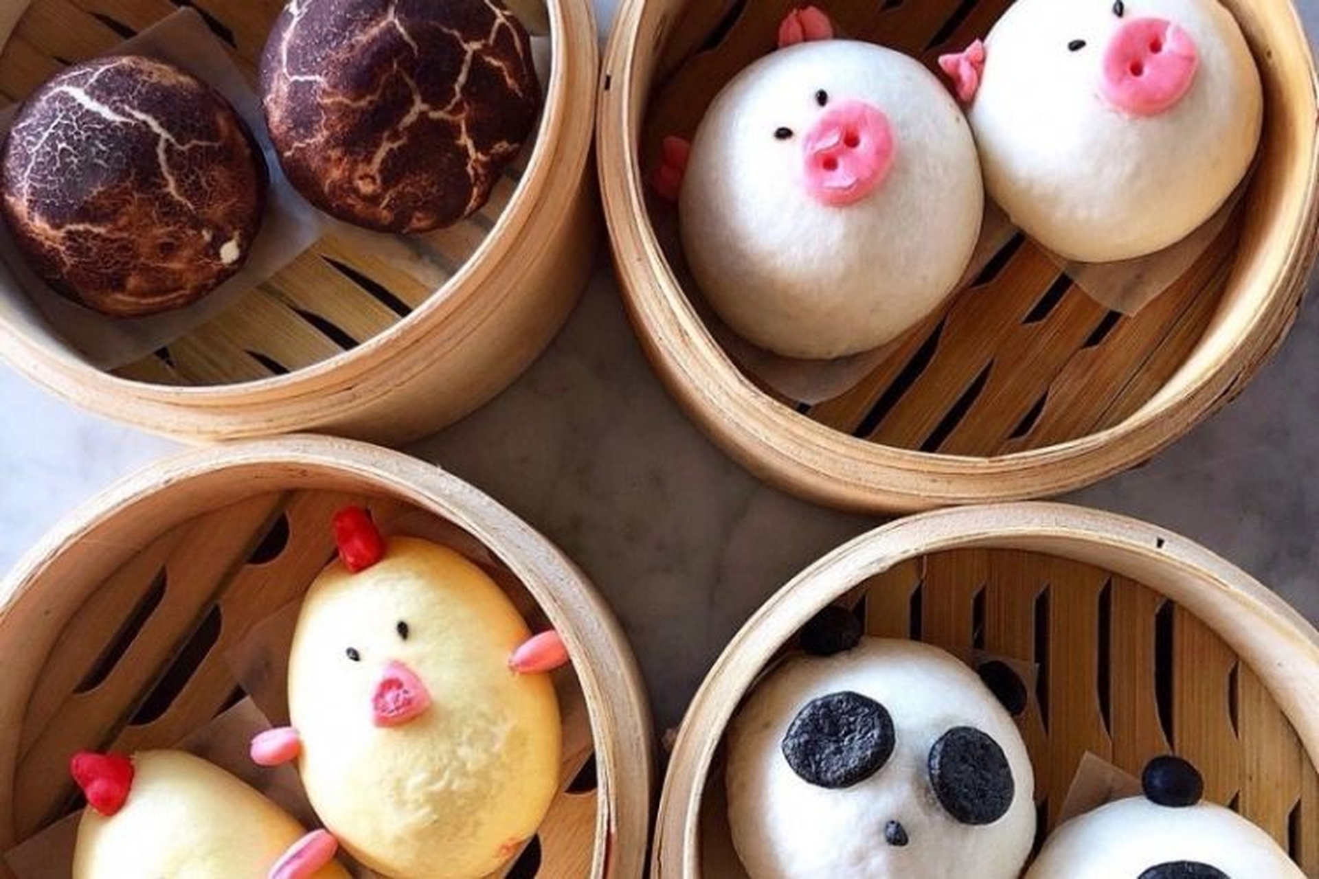 Chi tiết cách làm bánh bao hình thú dễ thương, ngon miệng, gây ấn tượng với mọi người