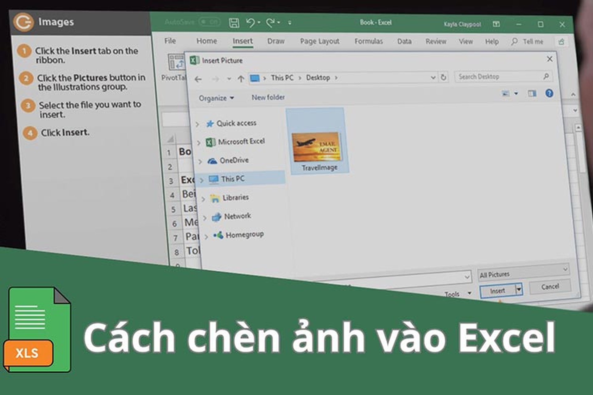 Bật mí cho bạn cách chèn ảnh vào Excel cực đơn giản nhưng nhiều người chưa biết