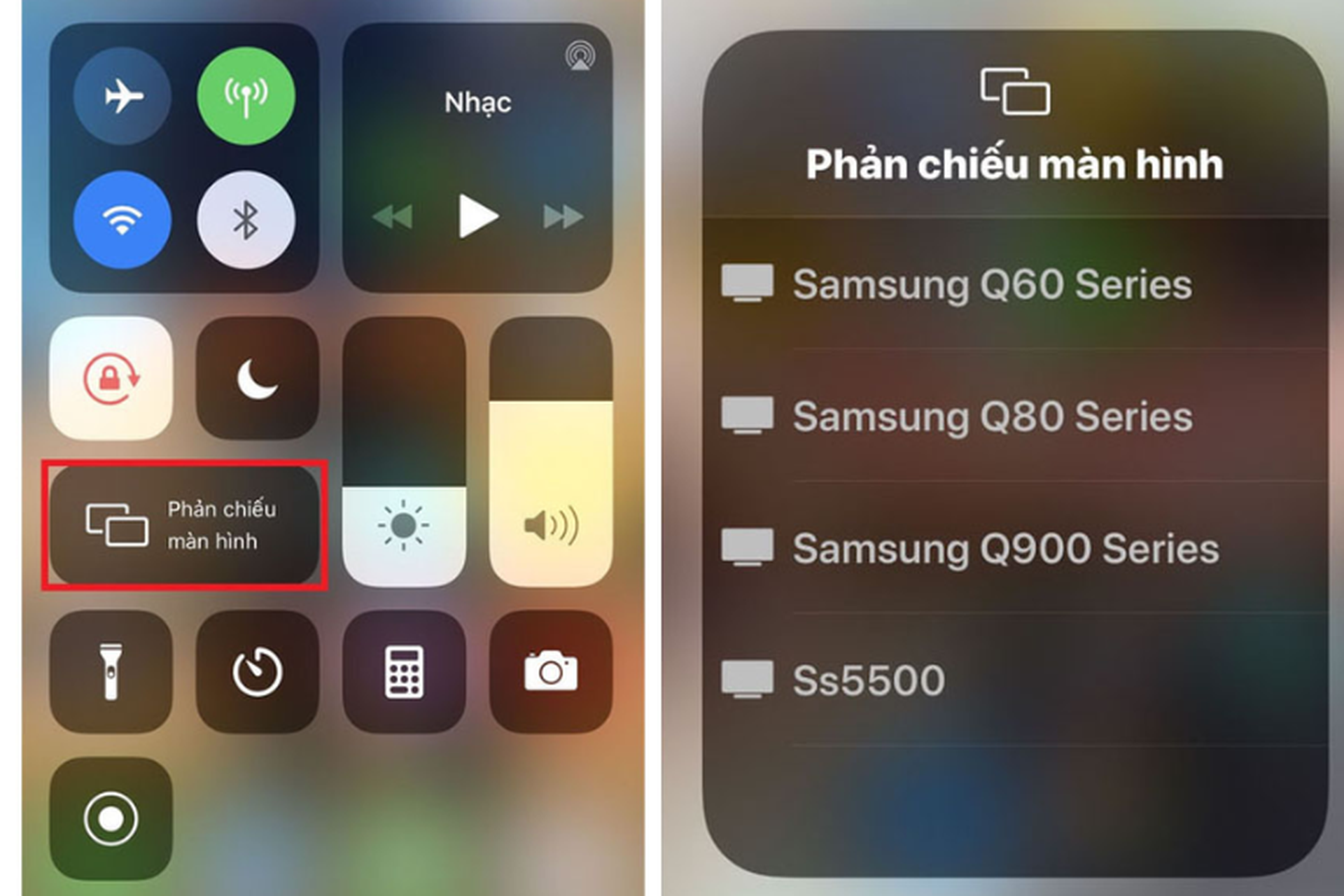 Gợi ý cách chiếu màn hình iPhone lên tivi Samsung siêu mượt mà