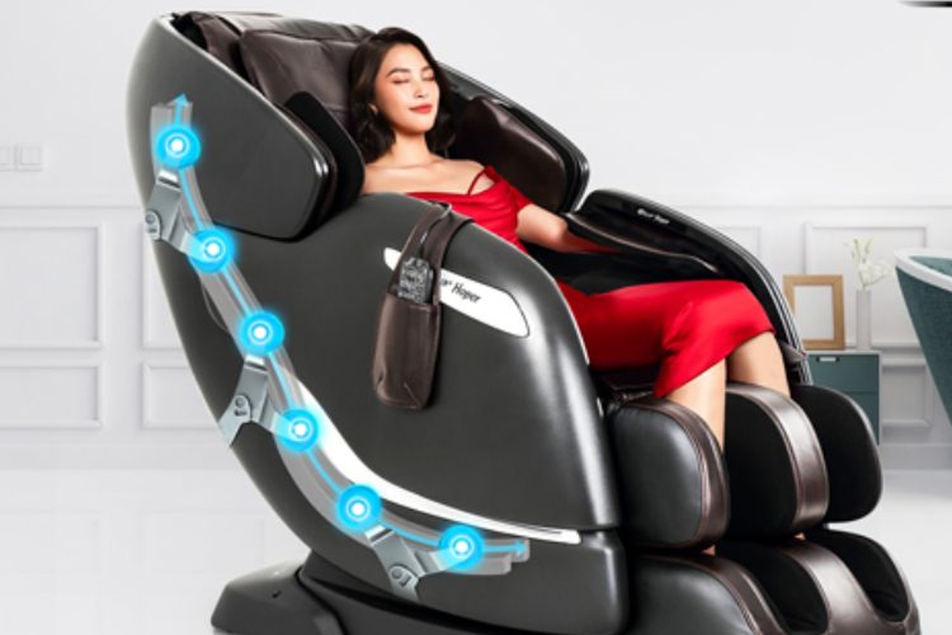 Công nghệ hiện đại HLME trên ghế massage - Giải pháp chăm sóc sức khỏe toàn diện và hiệu quả