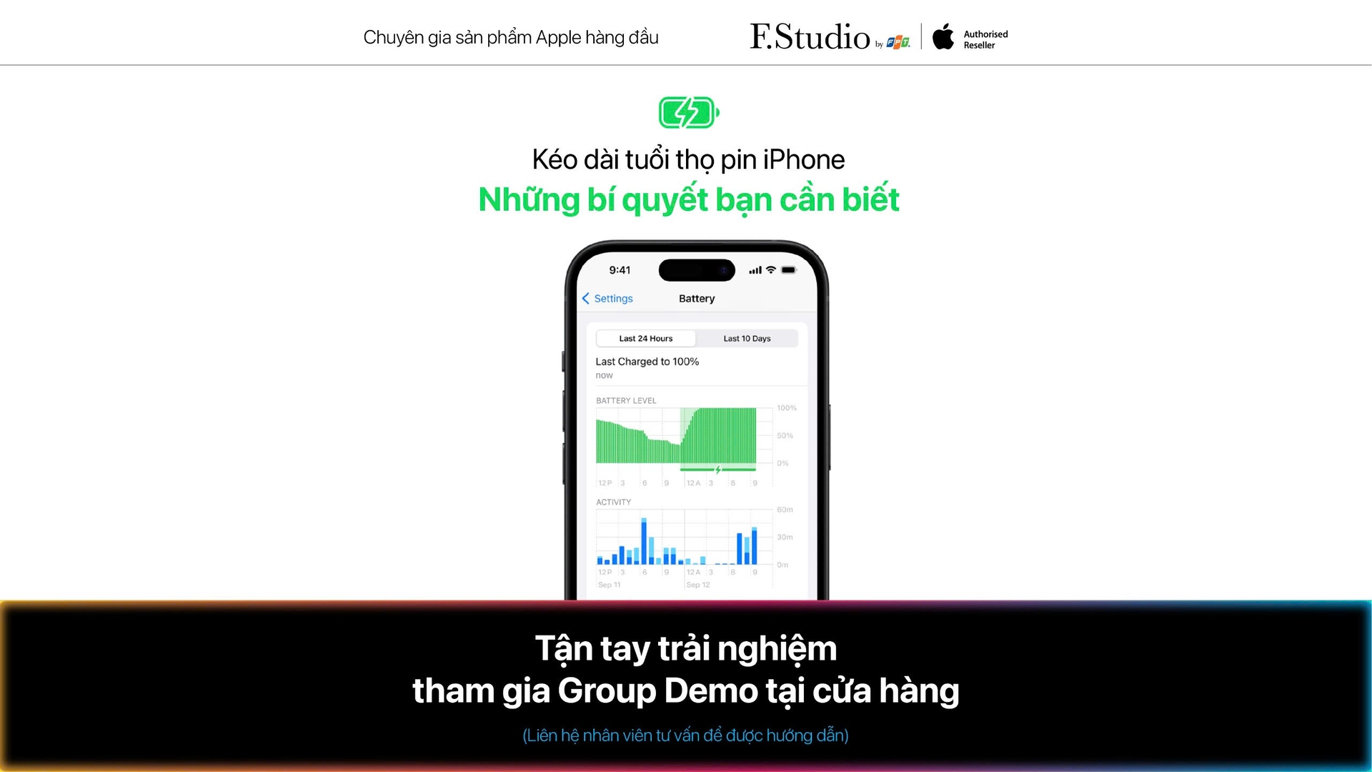 [Group Demo] Kéo dài tuổi thọ pin iPhone: Những bí quyết bạn cần biết
