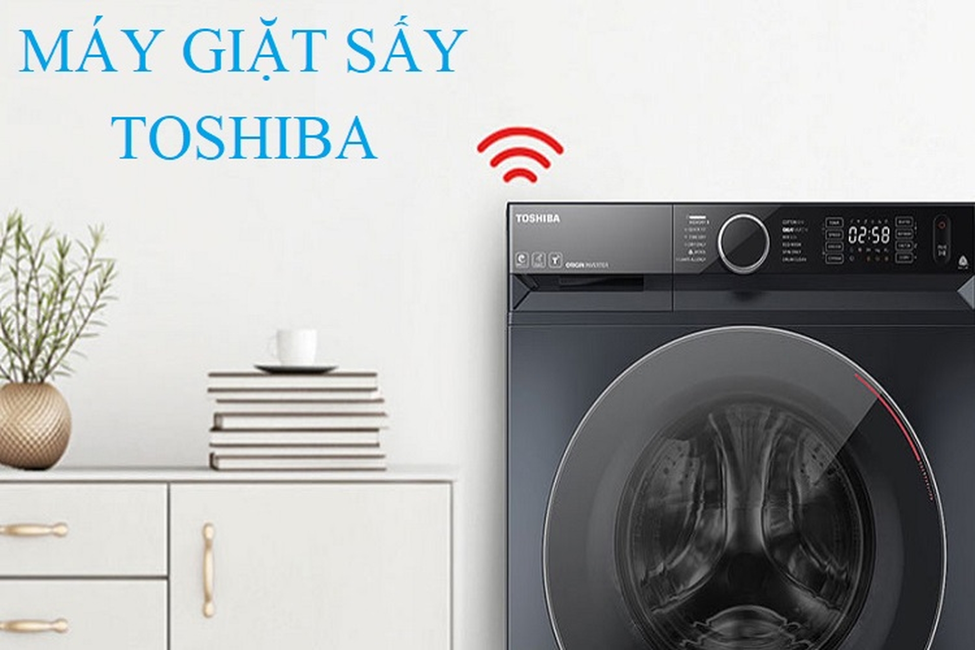 Top 5 máy giặt sấy Toshiba hiện đại, tiết kiệm điện năng, đáng mua nhất 2024