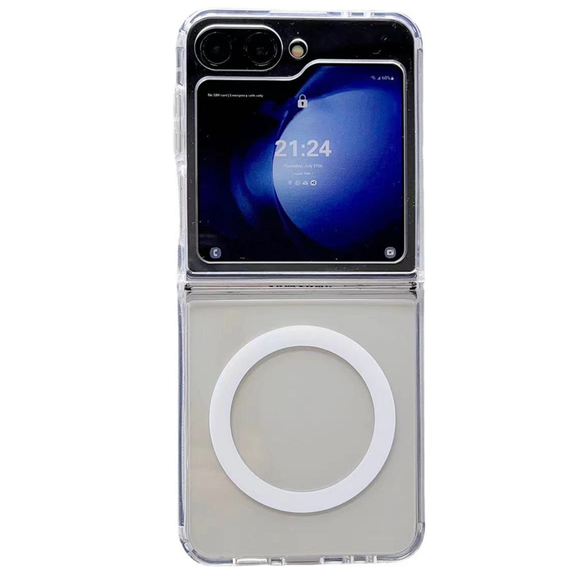 Ốp lưng Magsafe Samsung Galaxy Galaxy Z Flip6 Fashion silicon