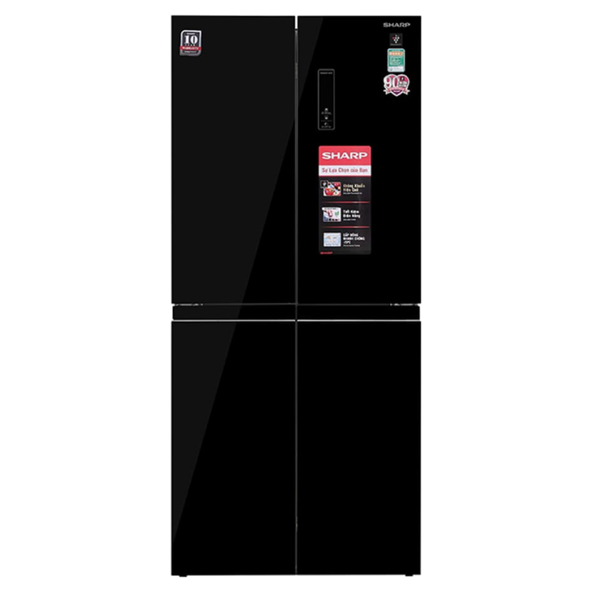 Tủ lạnh Sharp Inverter 401 lít SJ-FXP480VG-BK